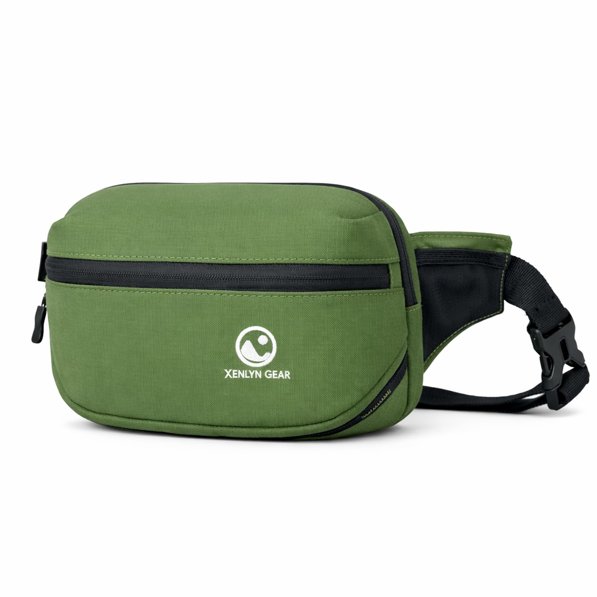 XENLYN GEAR Waist Pack for Men & Women, Premium Water-Resistant Textured Fabric Fanny Pack, Lightweight Crossbody Belt Bag with Hidden Pocket, Stylish