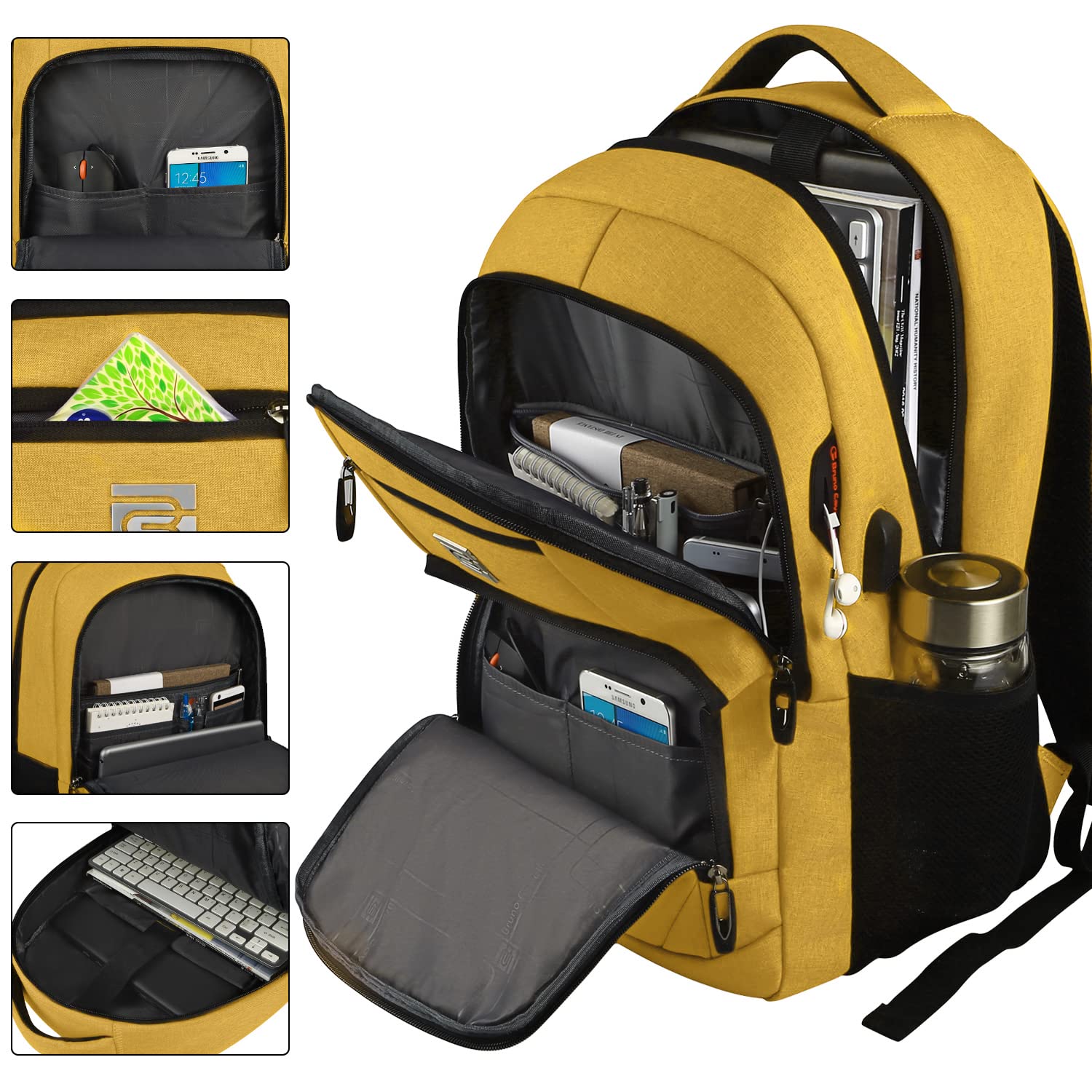 Volher Laptop Backpack,Business Travel Anti Theft Slim College Backpack — Amazon image 17