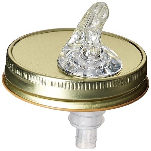 -92-Q65F-MDJT Moonshine Spout Free-Flow Mason Jar Pourer