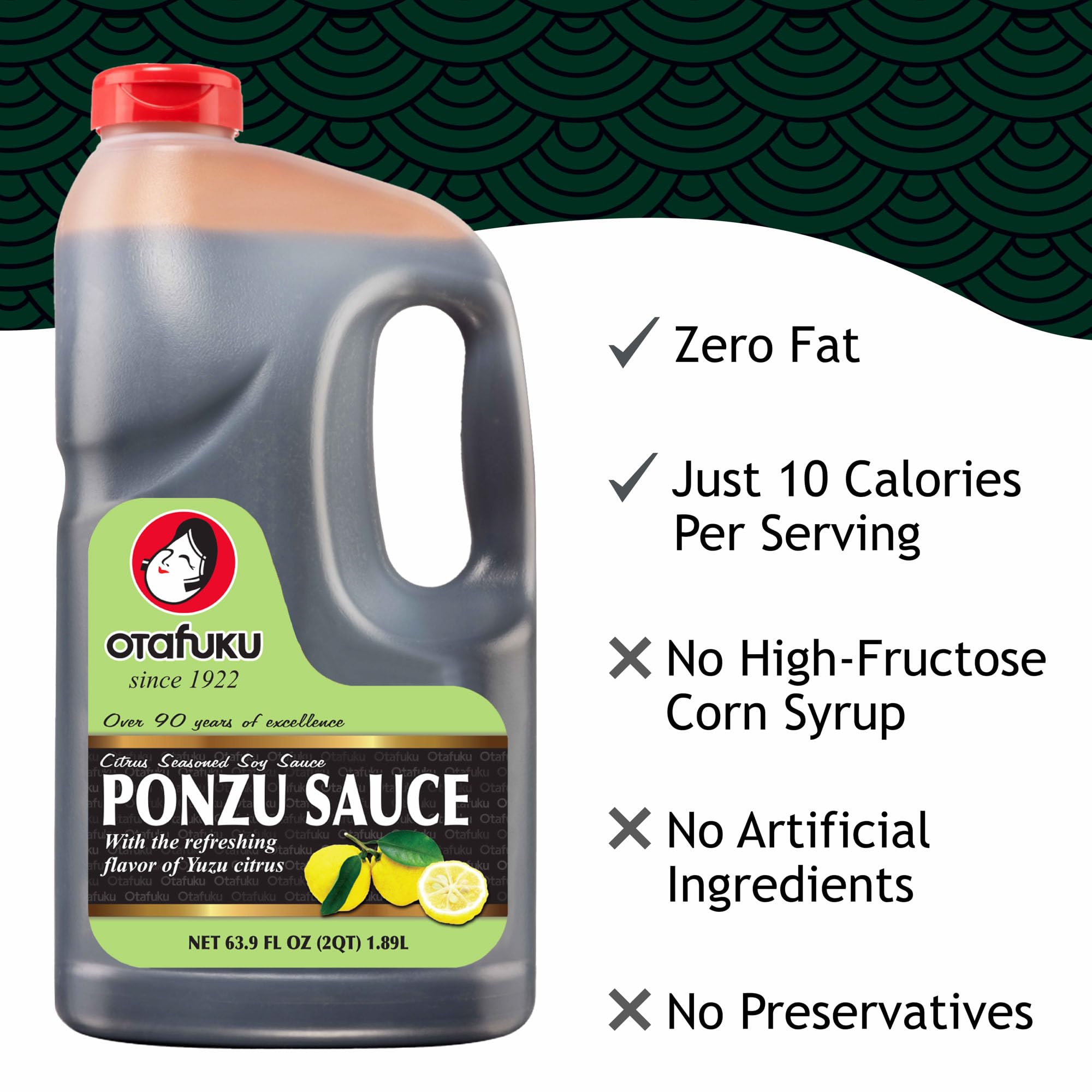 Amazon.com : Otafuku Ponzu Soy Sauce Yuzu Lemon Flavor, Restaurant