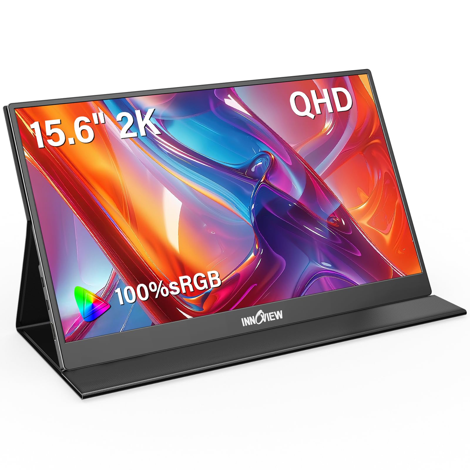 InnoView Monitor portátil 2K para laptop de 15,6 polegadas QHD 100