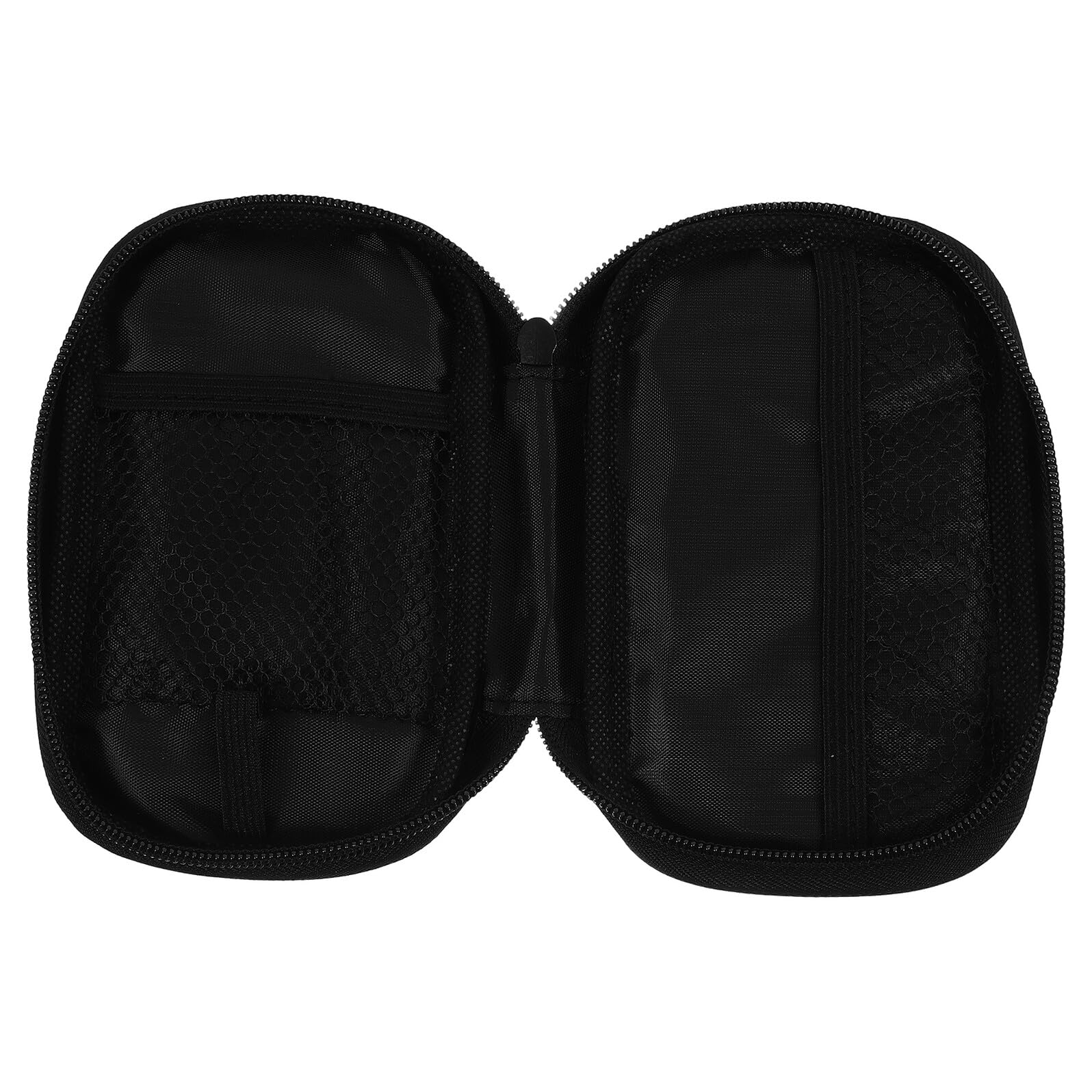 VILLCASE Schwarze Blutzuckermessgerät Tasche aus Stoff Leichte und Tragbare Diabetes Organizer Aufbewahrungstasche für Rucksack und Andere Taschen