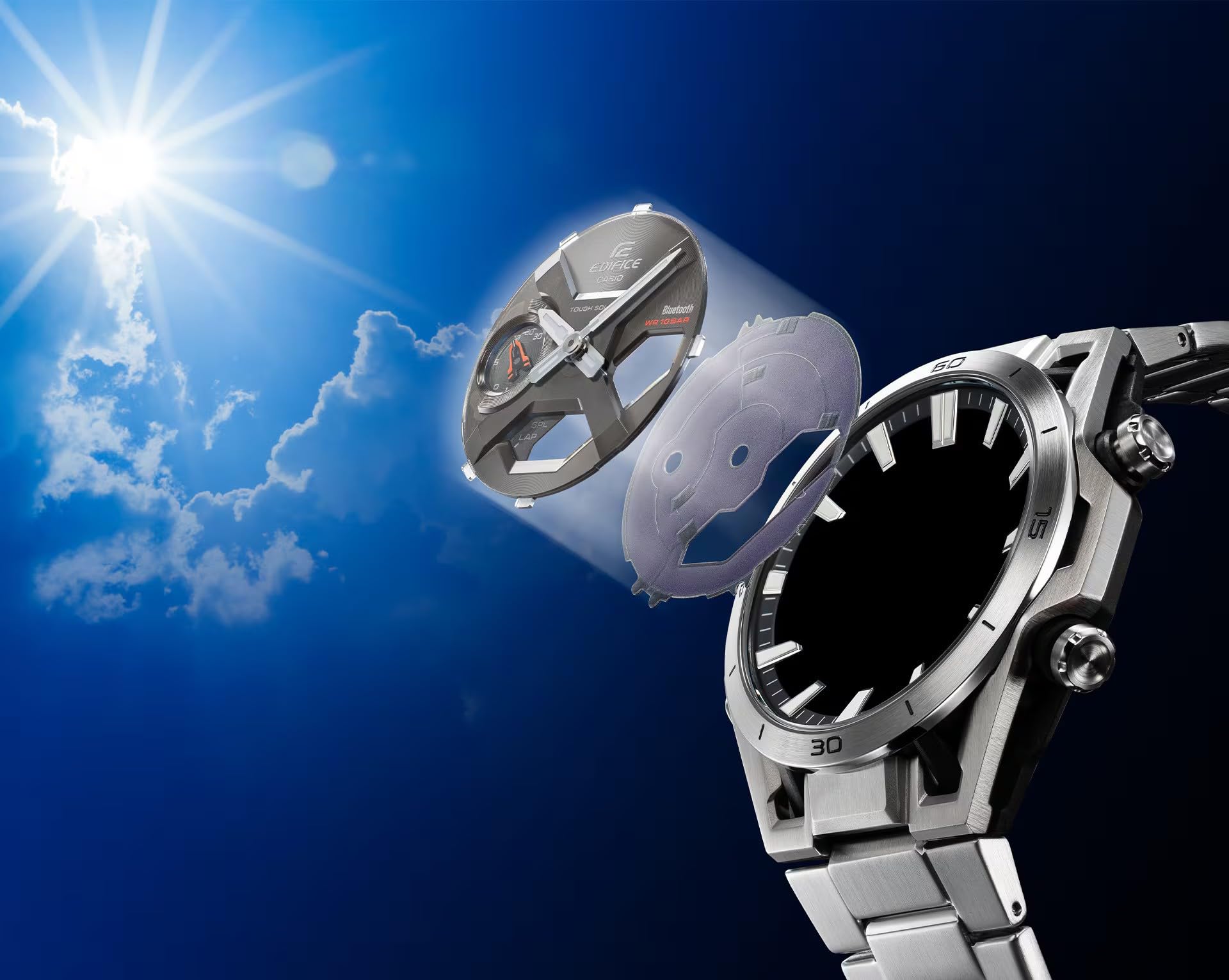 Casio orologio uomo multifunzione ECB-2300D-1AEF