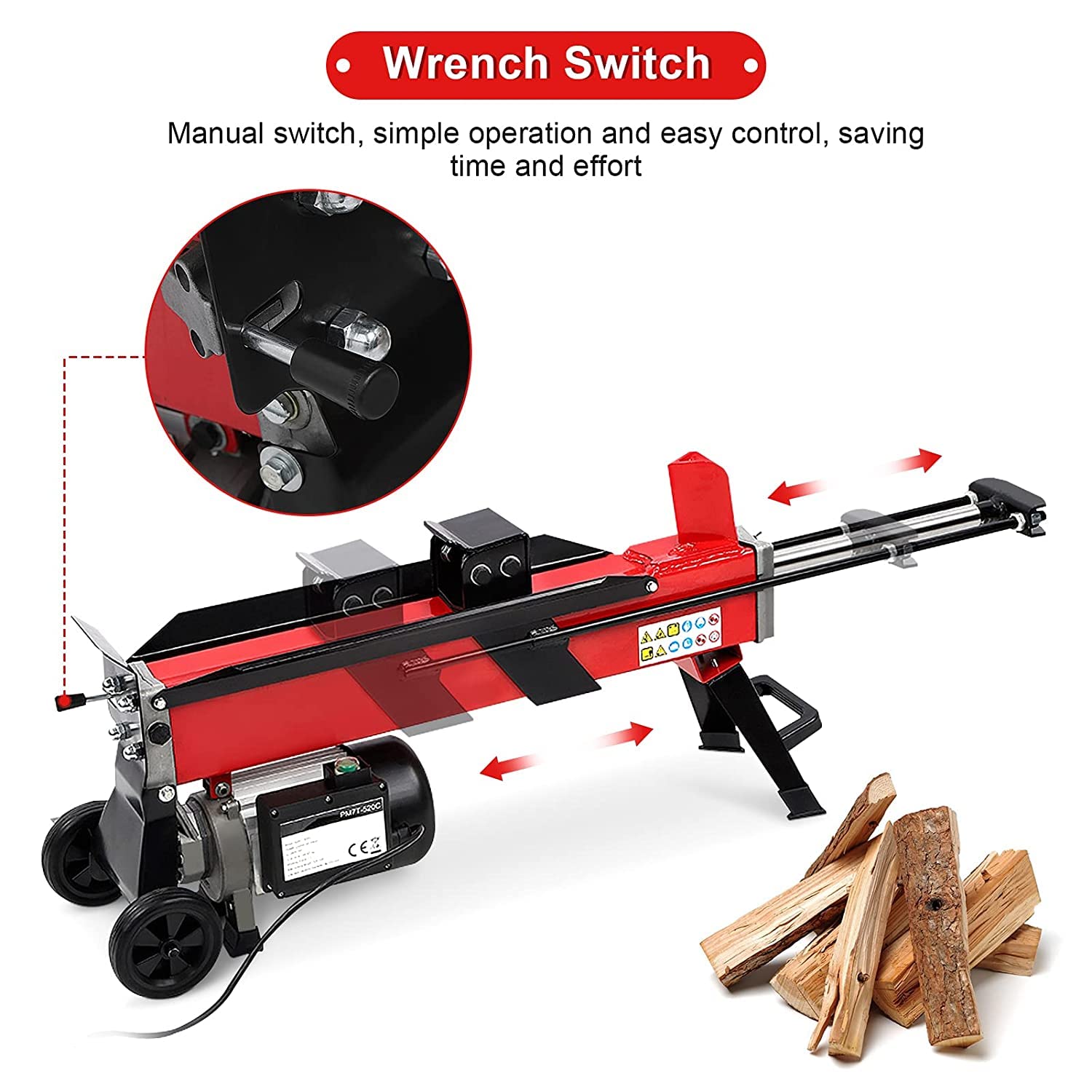 Electric Log Splitter UK Hydraulic Log Splitter, Electric Log Splitter Hydraulic Wood Cutter