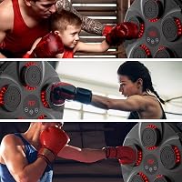 Aisny Bluetooth Zenés Boxgép - 9 Módú Fali Edzőeszköz RGB Világítással, Állítható Boxzsák Férfiaknak és Nőknek, Erőnlét Fejlesztéshez és Fog 9