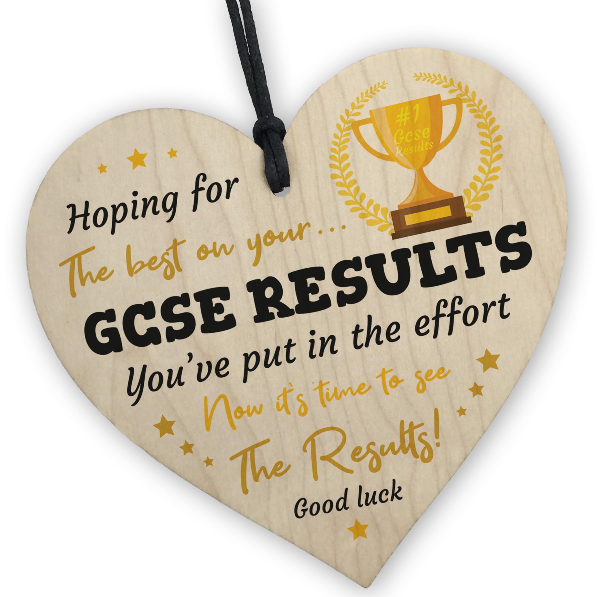 Red Ocean Good Luck With GCSE Results, Results Day Good Luck Gifts, GCSE Results Good Luck Gifts For Son Daughter Grandson Granddaughter Students, GCSES Exam Results Good Luck Gifts