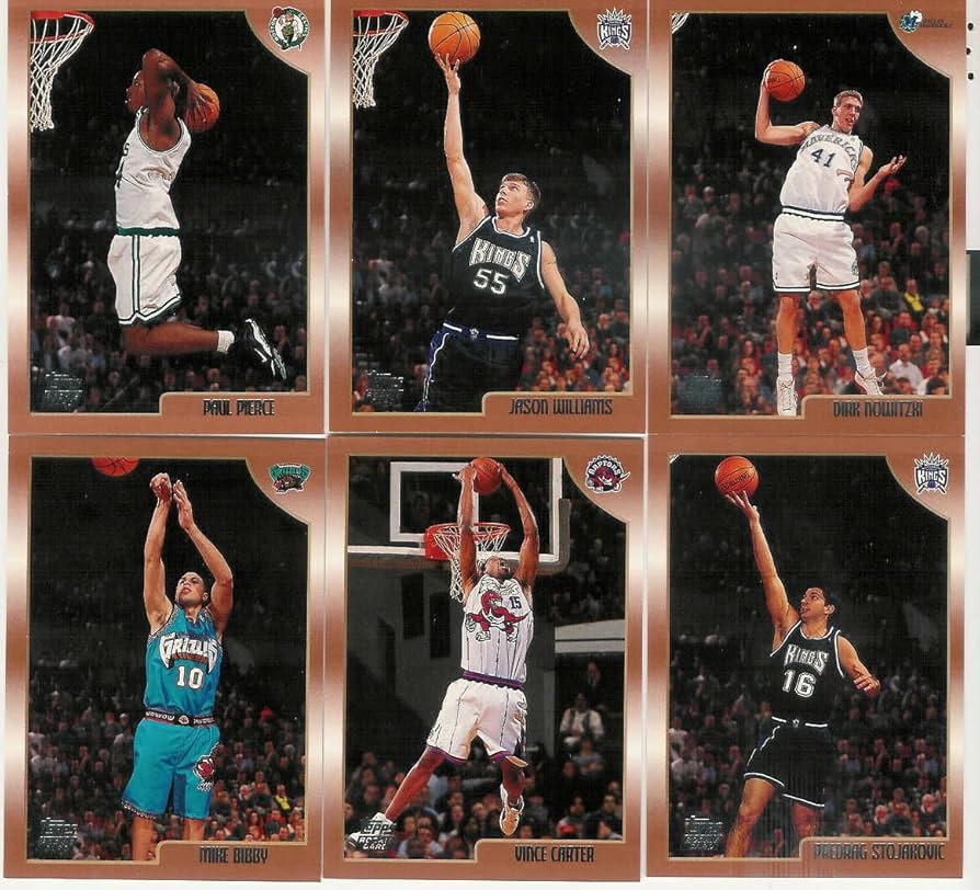 Amazon.com: 1998-99 Topps Basketball Complete Set 220 Cards Nrmt