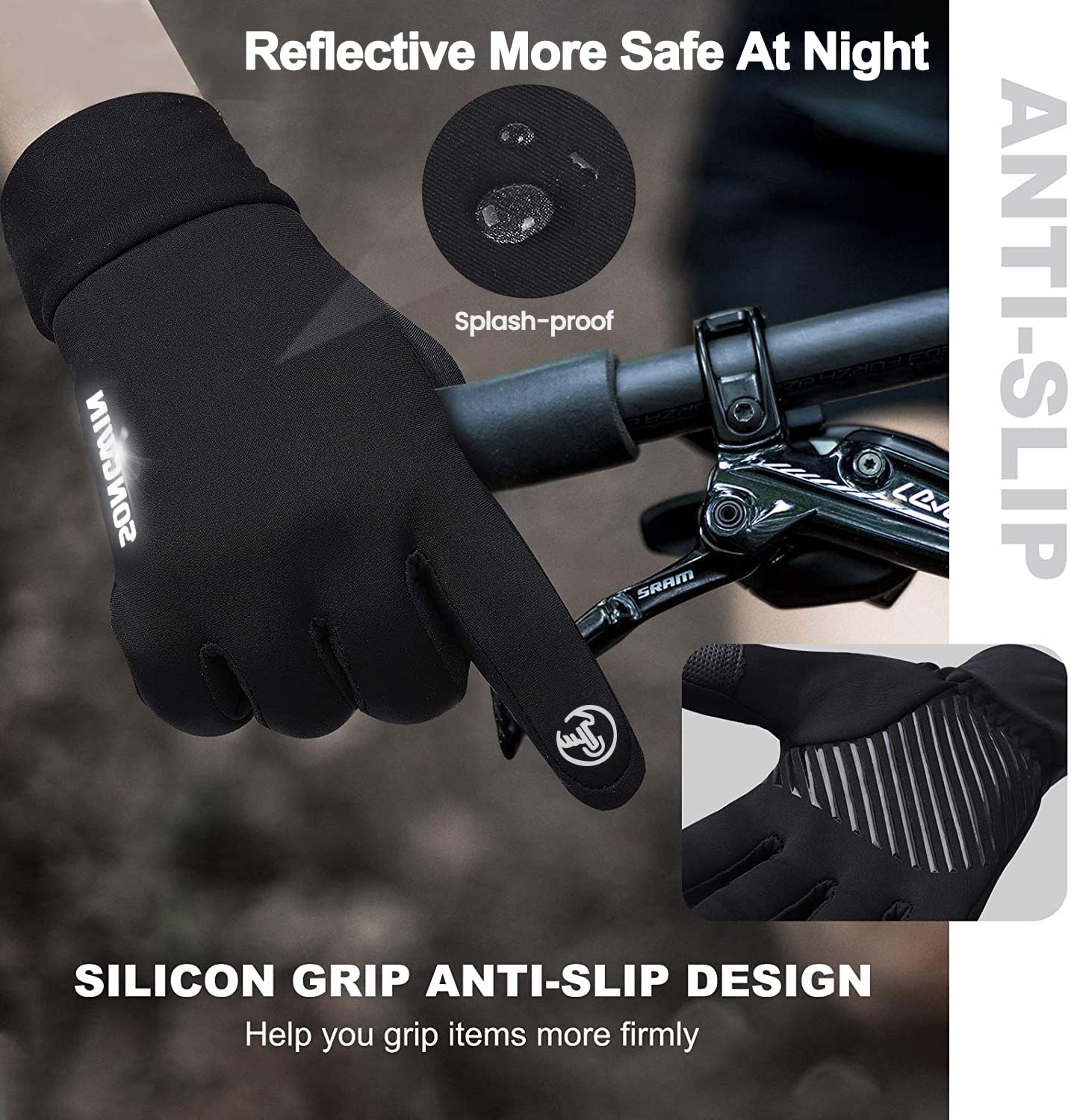 Gants De Travail D'hiver 100 % Imperméables Pour Homme Et Femme, Gants