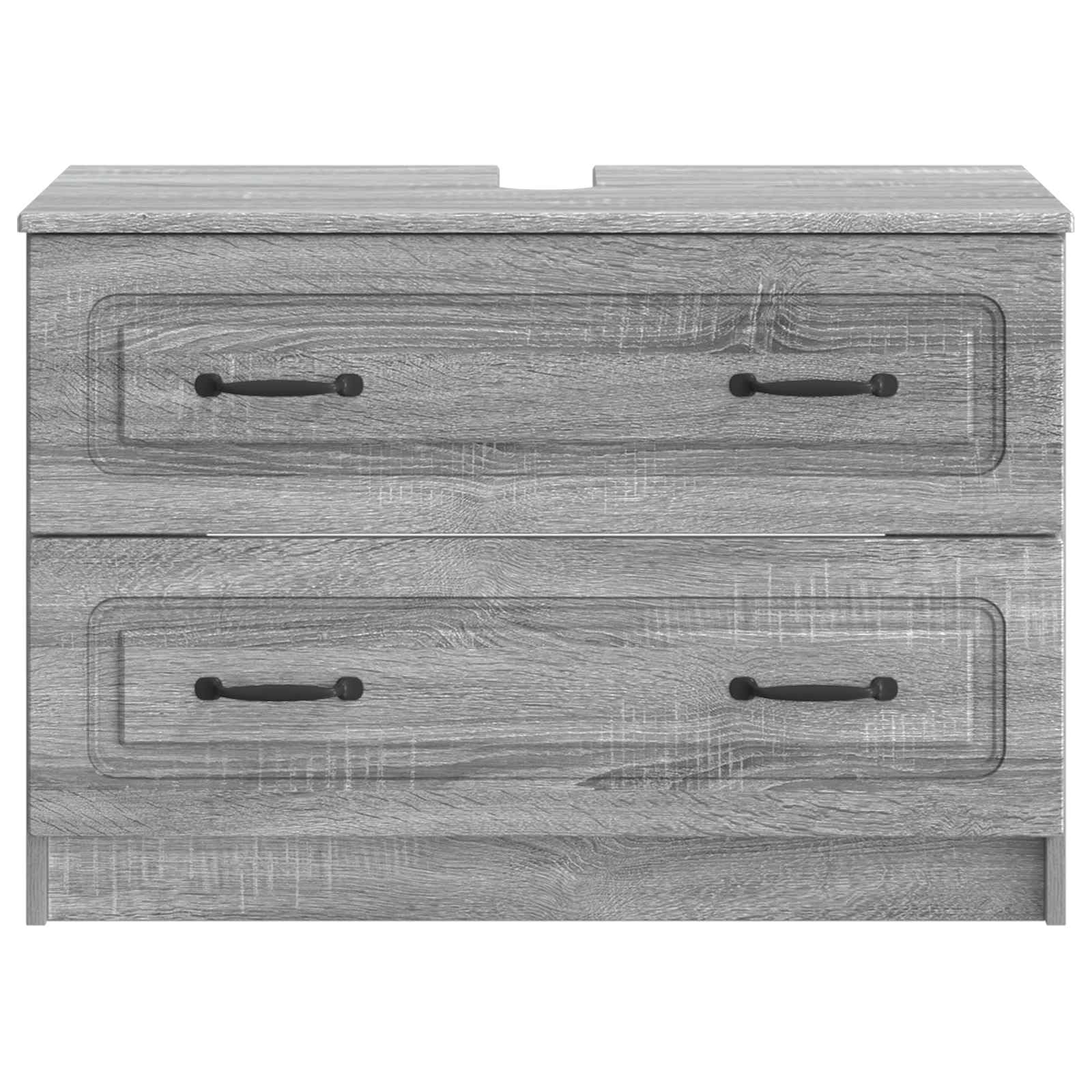 UTRECHT - Mobile per lavandino, in legno, 82 x 41 x 56 cm, colore: grigio