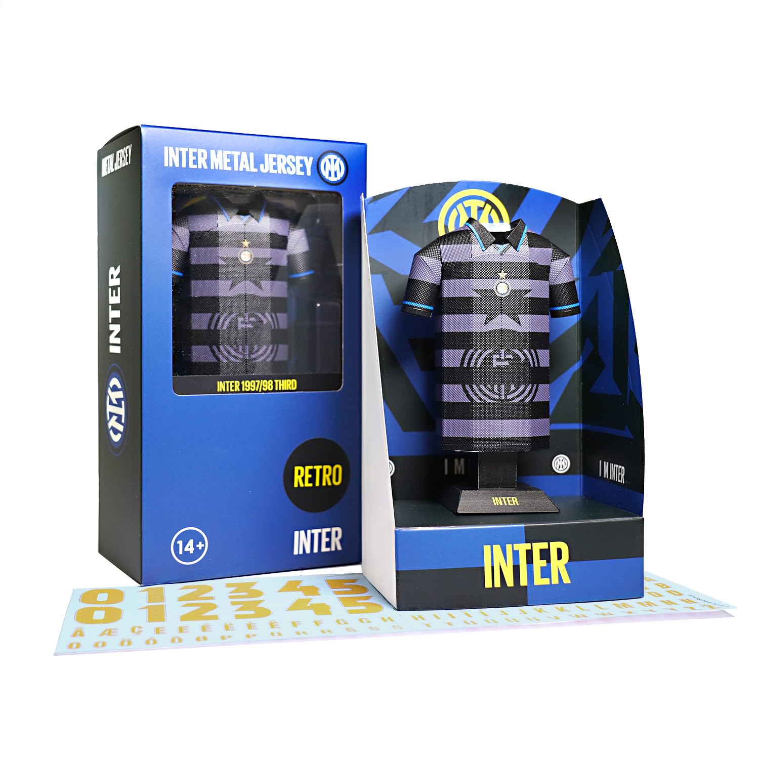 Inter Milan FC 97/98 Retro Third Metal Football Shirt