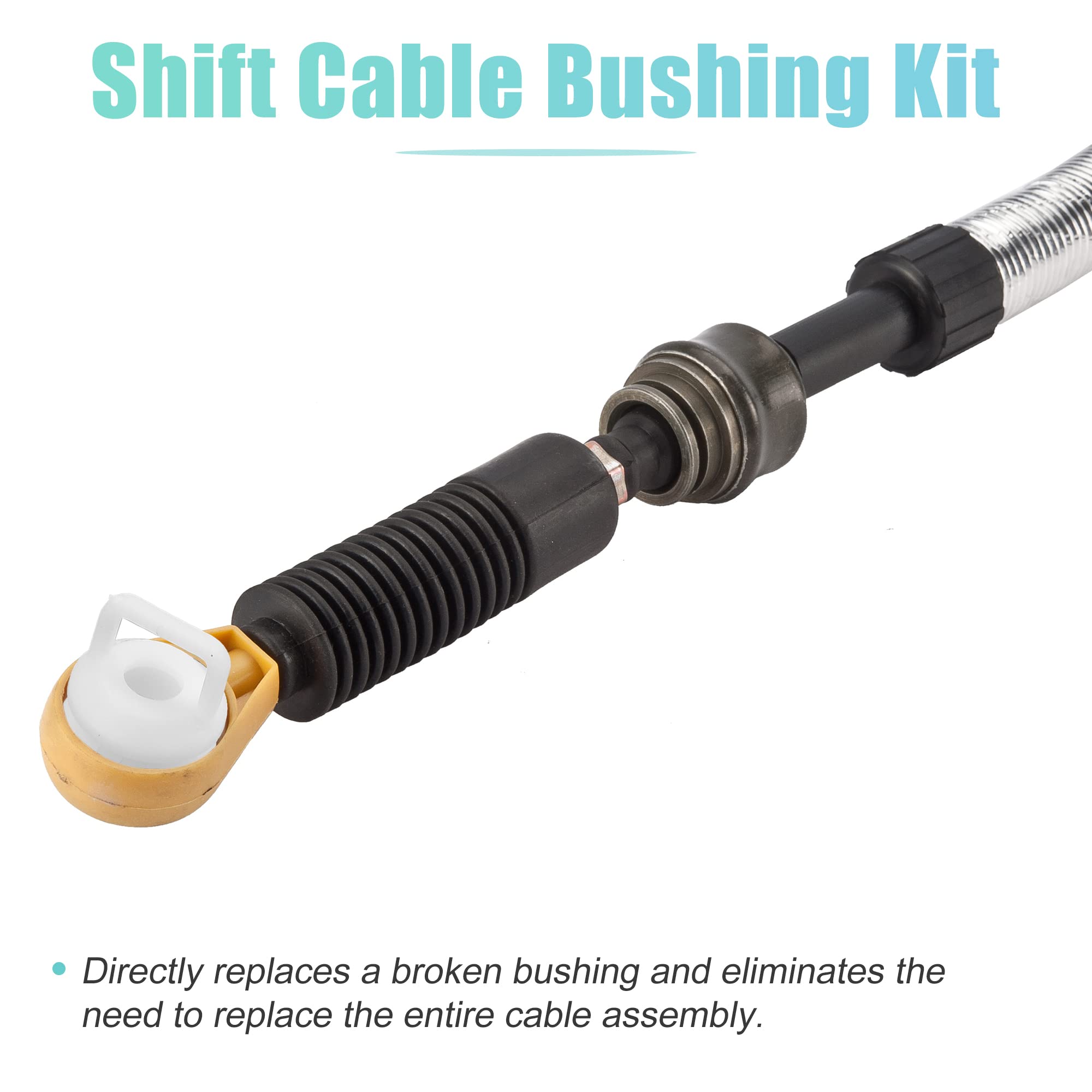 X AUTOHAUX 2pcs Transmission Shift Linkage Bushing 15276979 