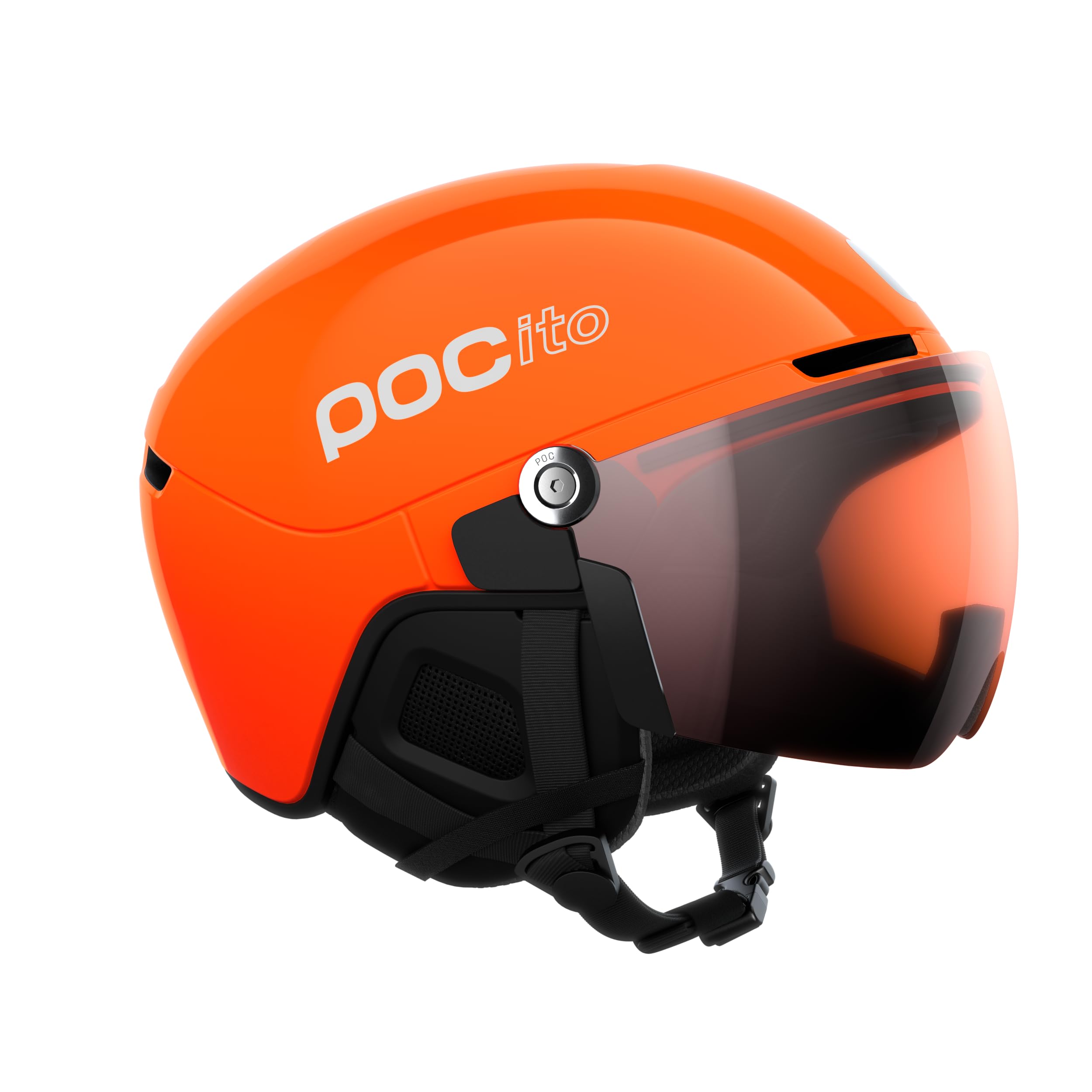 POCito Obex Visor - Ski Helmet for Kids Which Brings Protection, Security and Lightweight Comfort to Younger Skiers and Snowboarders