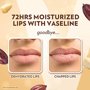 Vaseline Lip Therapy Lip Balm Mini, Cocoa Butter, 0.25 oz