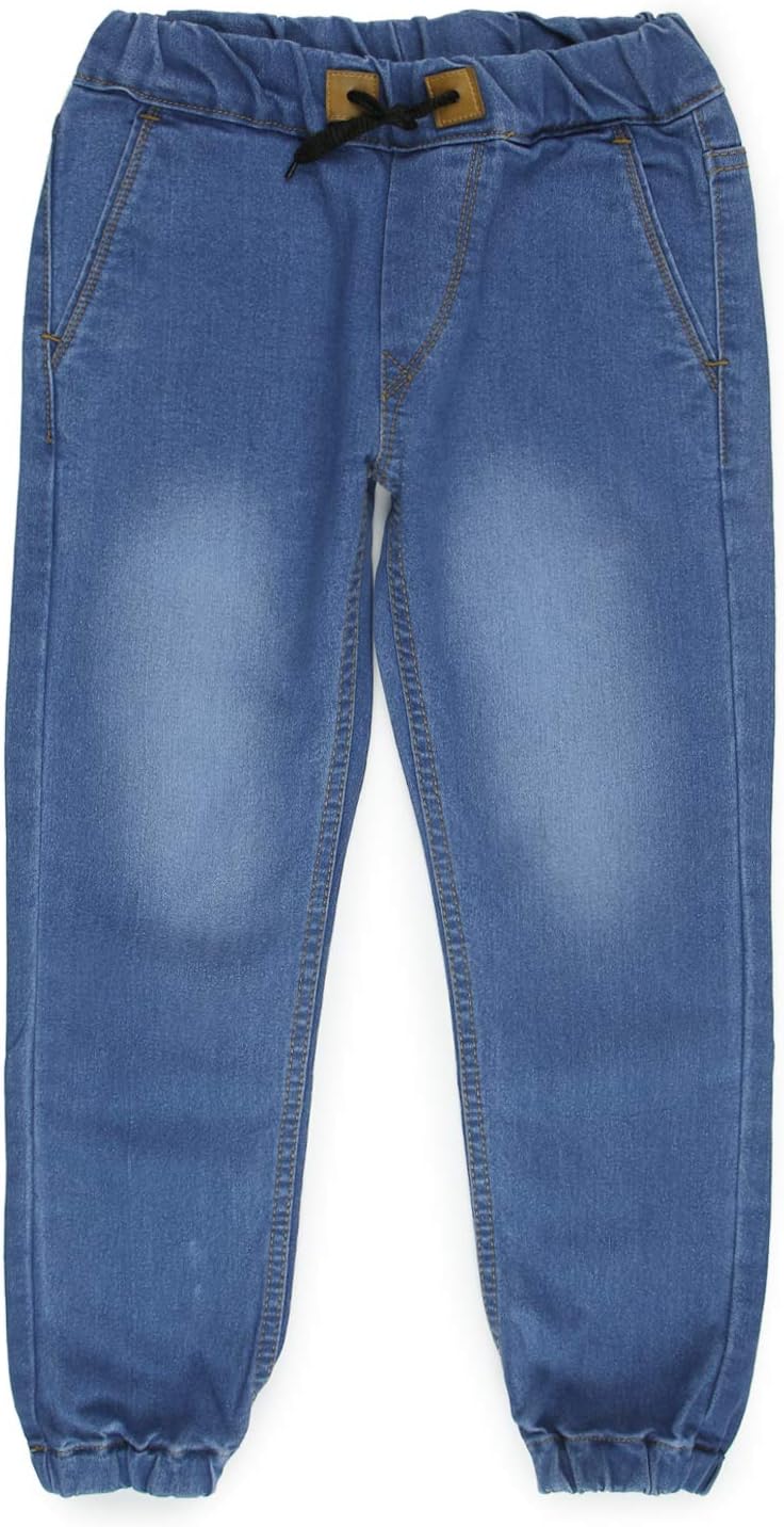 Boy's Slim Fit Mid Rise Stretchable Jogger Jeans