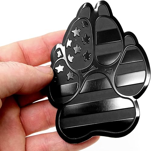 Vista 11 de eVerHITCH Emblema de guardabarros de metal para autos, camiones (3 x 4 pulgadas, negro con línea azul)