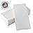 100-Pack BloominGoods Disposable Bathroom Napkins | Linen-Feel Guest Towels | Cloth-Like Hand Tissue Paper, White, 12 x 17 (Made In USA)