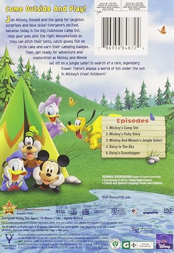 Miniatura 2 de DISNEY MICKEY MOUSE CLUBHOUSE MICKEYS GREAT OUTDOORS HOME VIDEO RELEASE