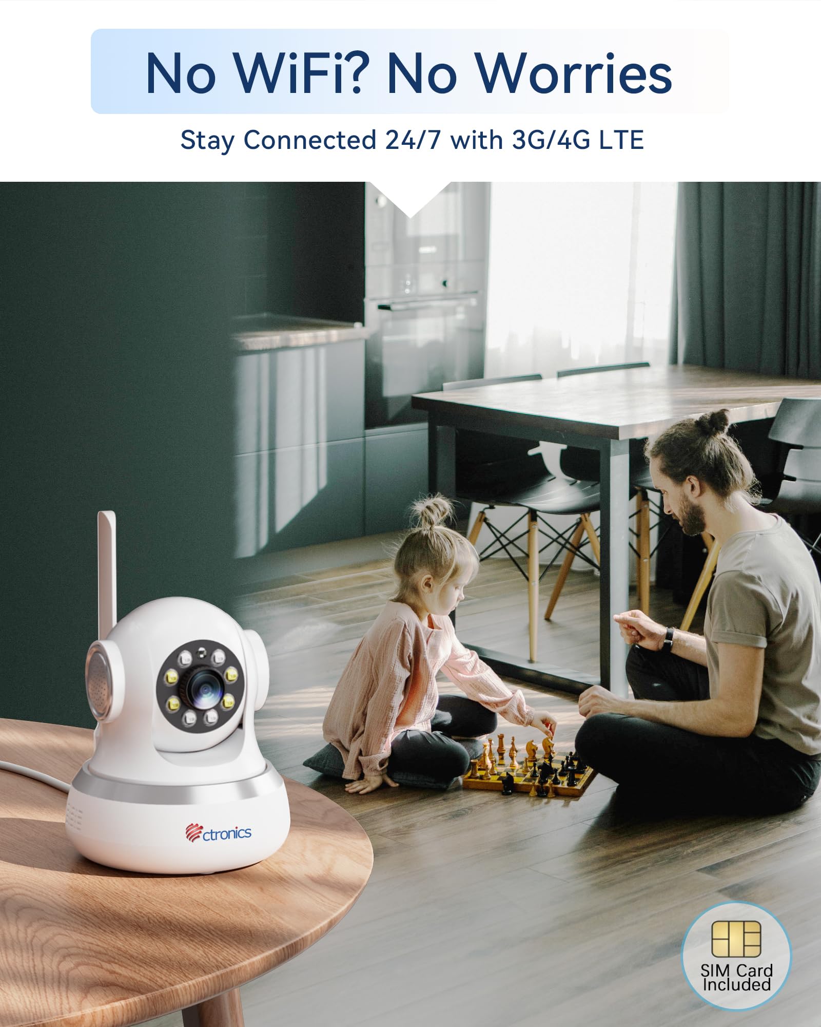 Ctronics 4G Camera con Tracciamento Automatico - Dettaglio