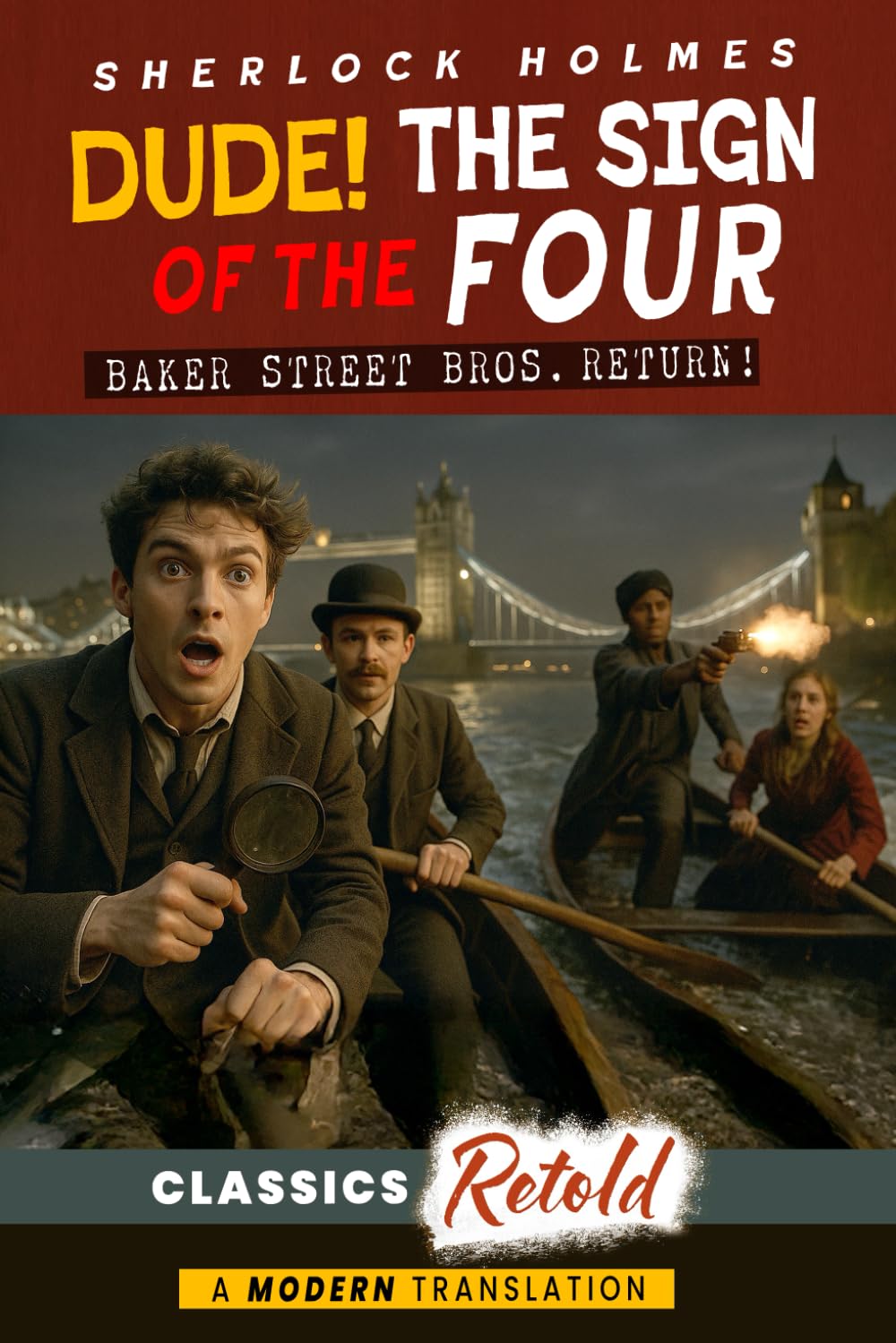 Dude! The Sign of the Four: Sherlock Holmes Baker Street Bros. Return