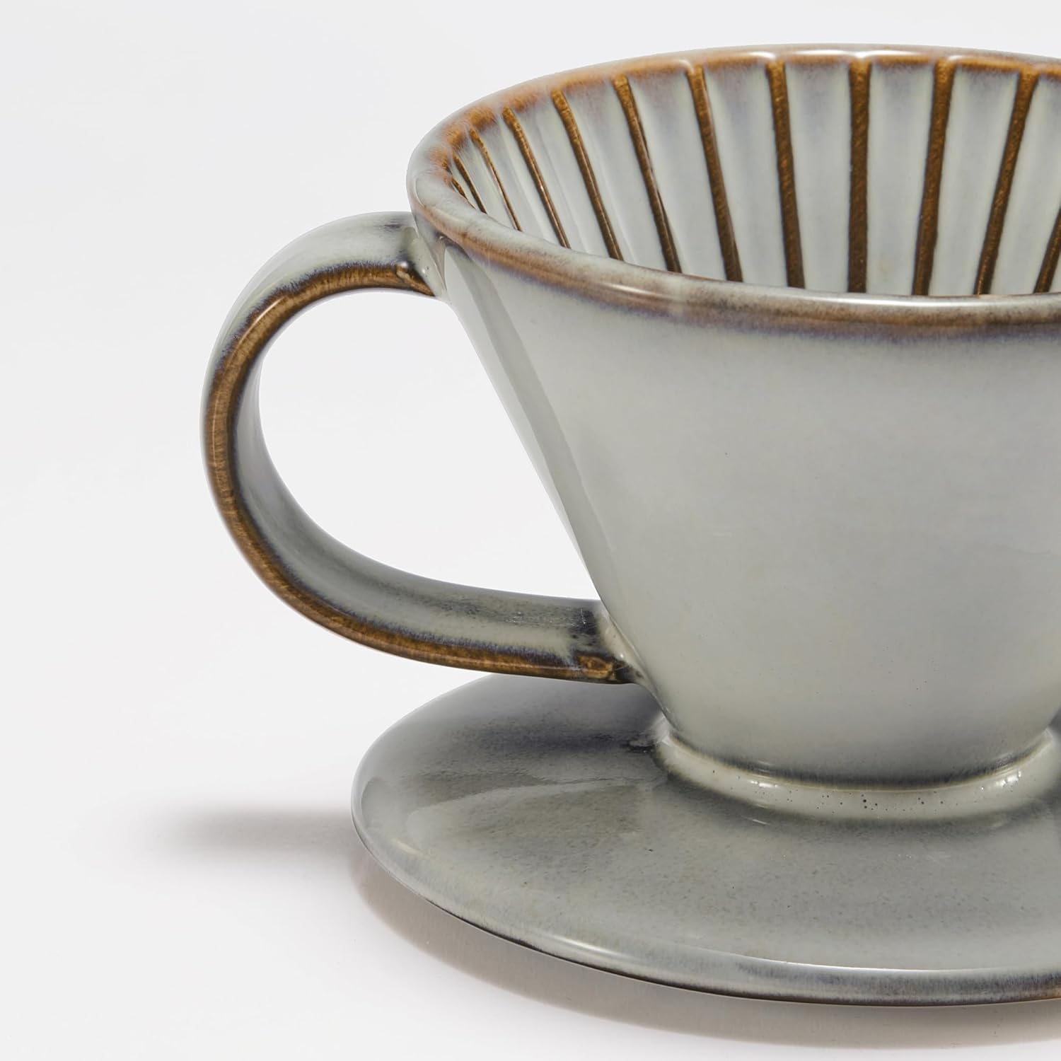 GLADELIG Coffee filter, ceramic/beige