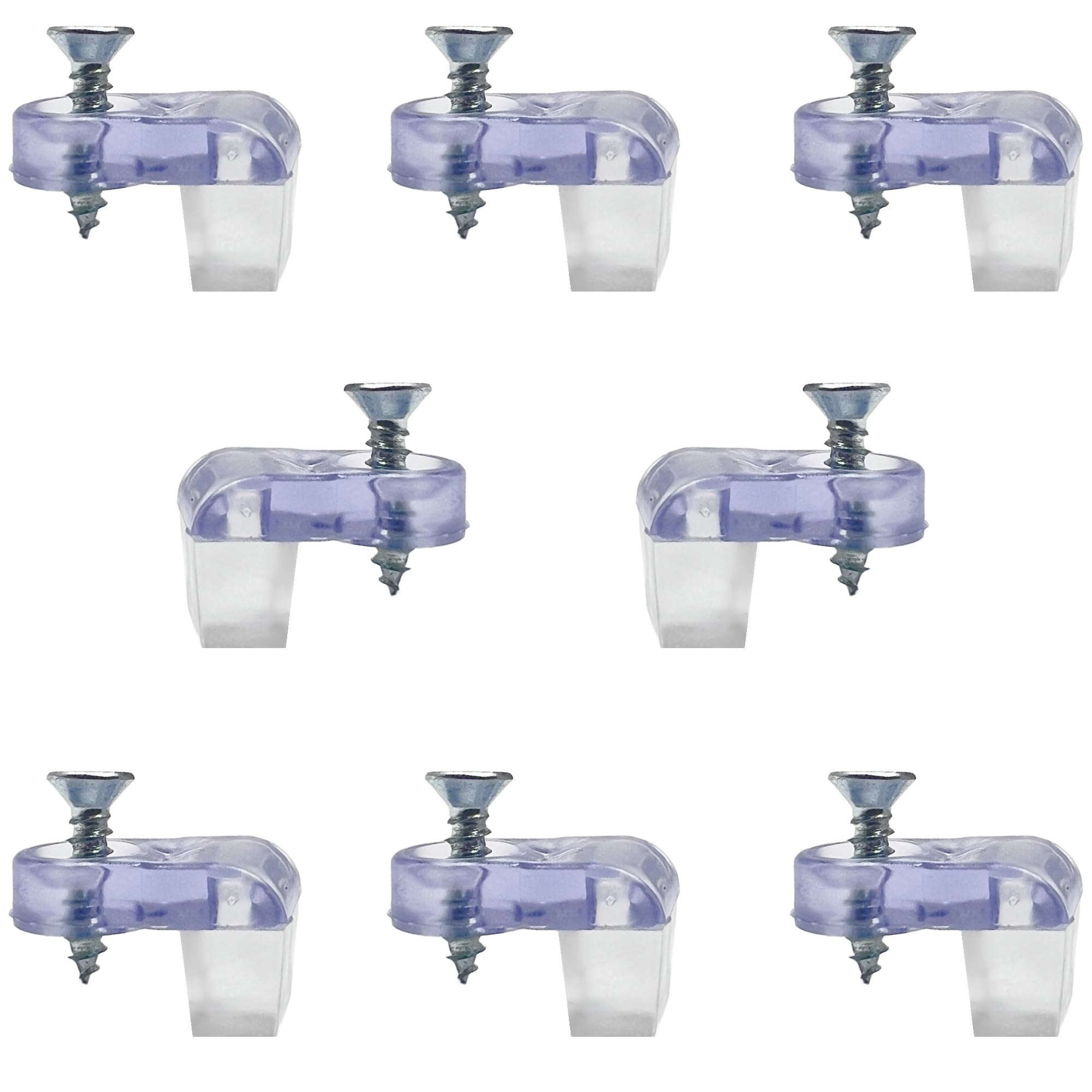 Glass Panel Retainer Clips 8-pk