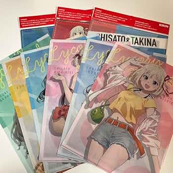 Amazon.co.jp: リコリスリコイル クリアファイル9枚セット