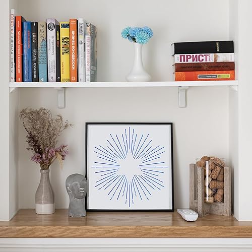 Miniatura 5 de FINGERINSPIRE Plantilla de pintura Cosmic Starburst de 11.8 x 11.8 pulgadas, plantilla de dibujo de estrellas brillantes reutilizables, para