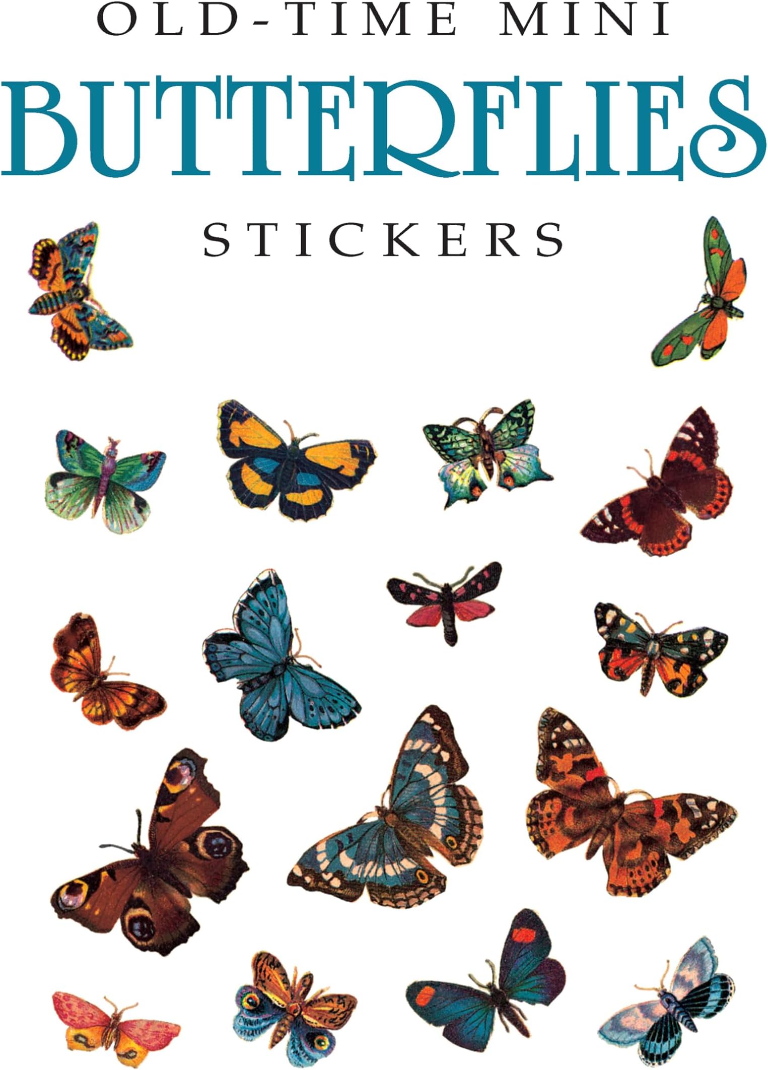 Old-Time Mini Butterflies Stickers (Dover Little Activity Books: Insects)