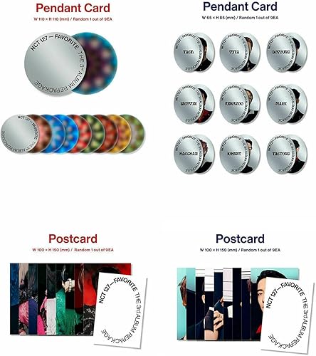 Miniatura 4 de NCT 127 Favorito 3er álbum de reempaquetado 2 versión CD+1p póster+112p fotolibro+1p marcador+1p postal+1p tarjeta colgante+1p PhotoCard+Mensaje