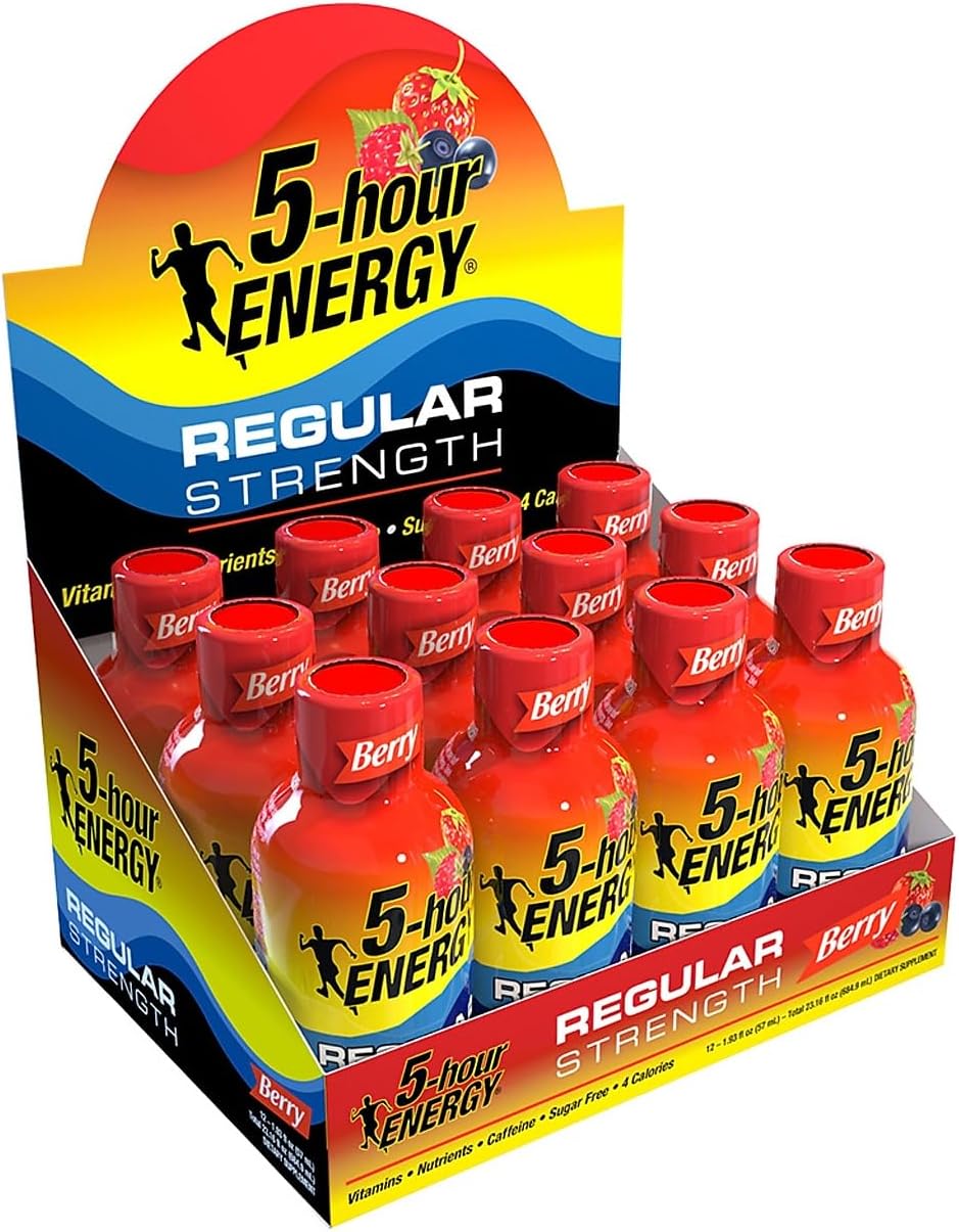 5-Hour Energy 5-Hour Energy Drink, Original, Per 12 Berry