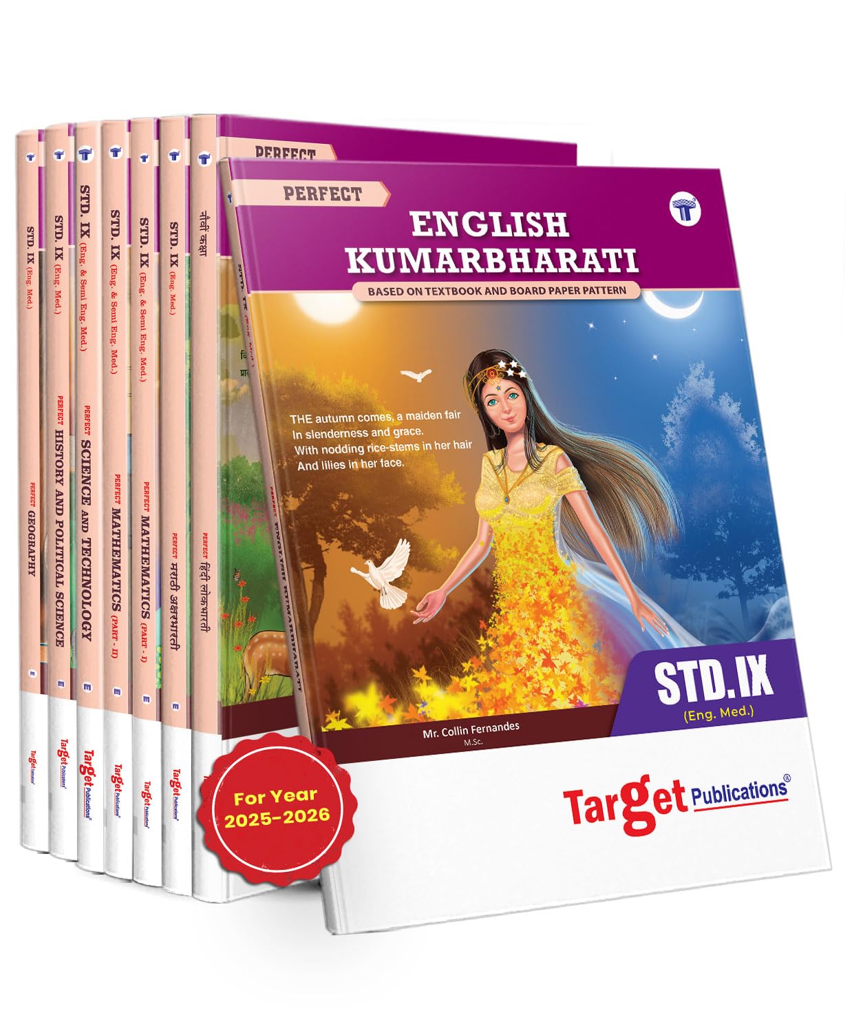 Std 9 Entire Set Books | English, Hindi, Marathi, Maths 1 & 2, Science, History & Geography Notes | English Medium | Maharashtra Board | Perfect Notes | Pack of 8 Paperback – Big Book, 30 December 2022