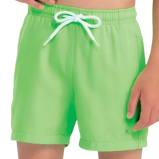 Short Infantil Menino Mash Praia Neon Proteção UV Verão