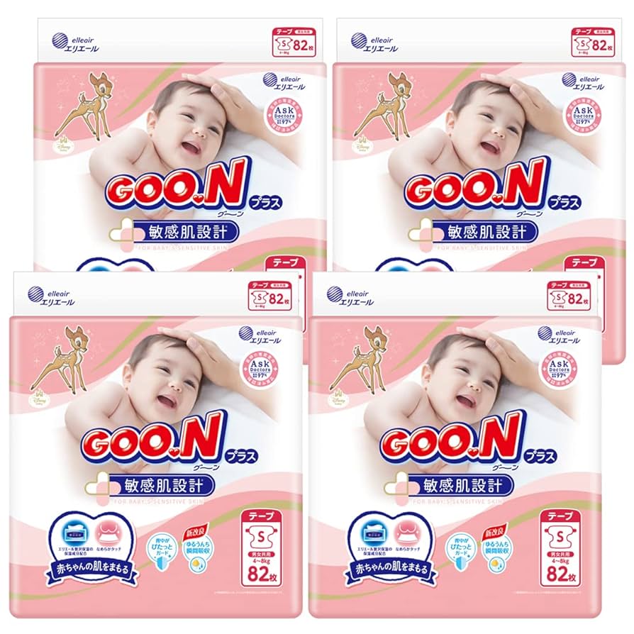 Amazon.co.jp: 【テープ Sサイズ】グーンプラス 敏感肌設計 (4