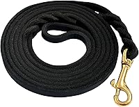 Vista 12 de Correa de cuero para perro Guiding Star 8 pies, Correas de perro resistentes, Correa de entrenamiento de cuero trenzado suave hecha a mano