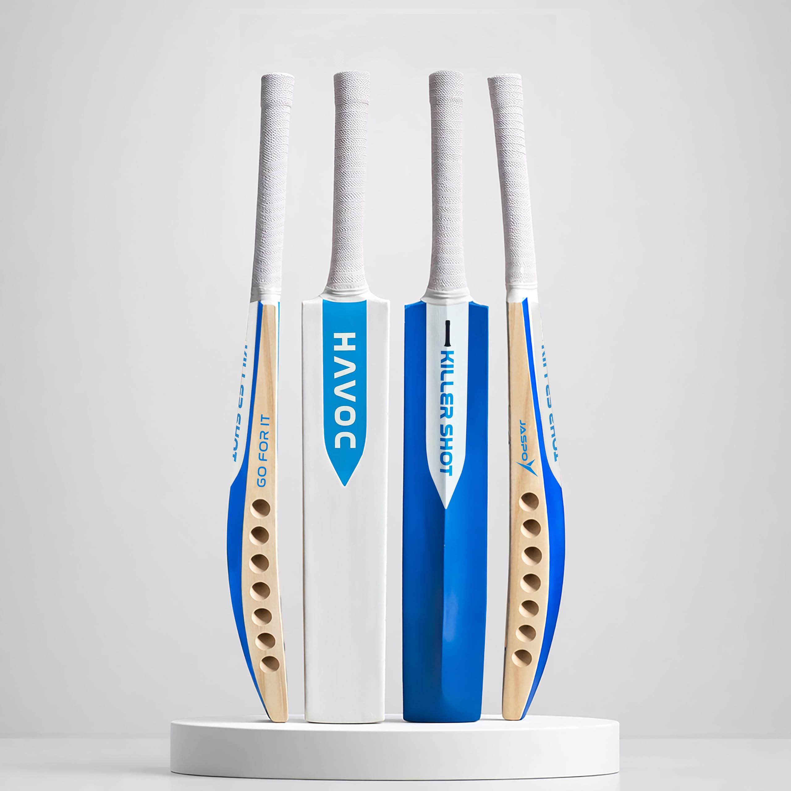 Jaspo SLOG Plastic Tennis Cricket Bat Full Size Bat (34” X 4.5” inch) for All Age Group (SLOG Cricket BAT) (Havoc)