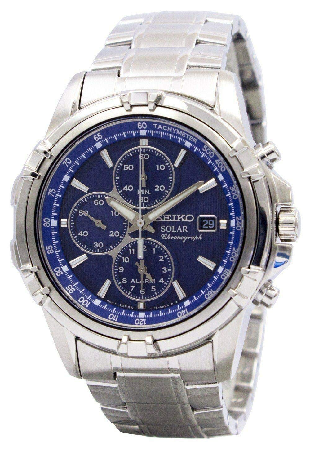 Amazon.co.jp: [セイコー]SEIKO 腕時計 SOLAR CHRONOGRAPH ALARM