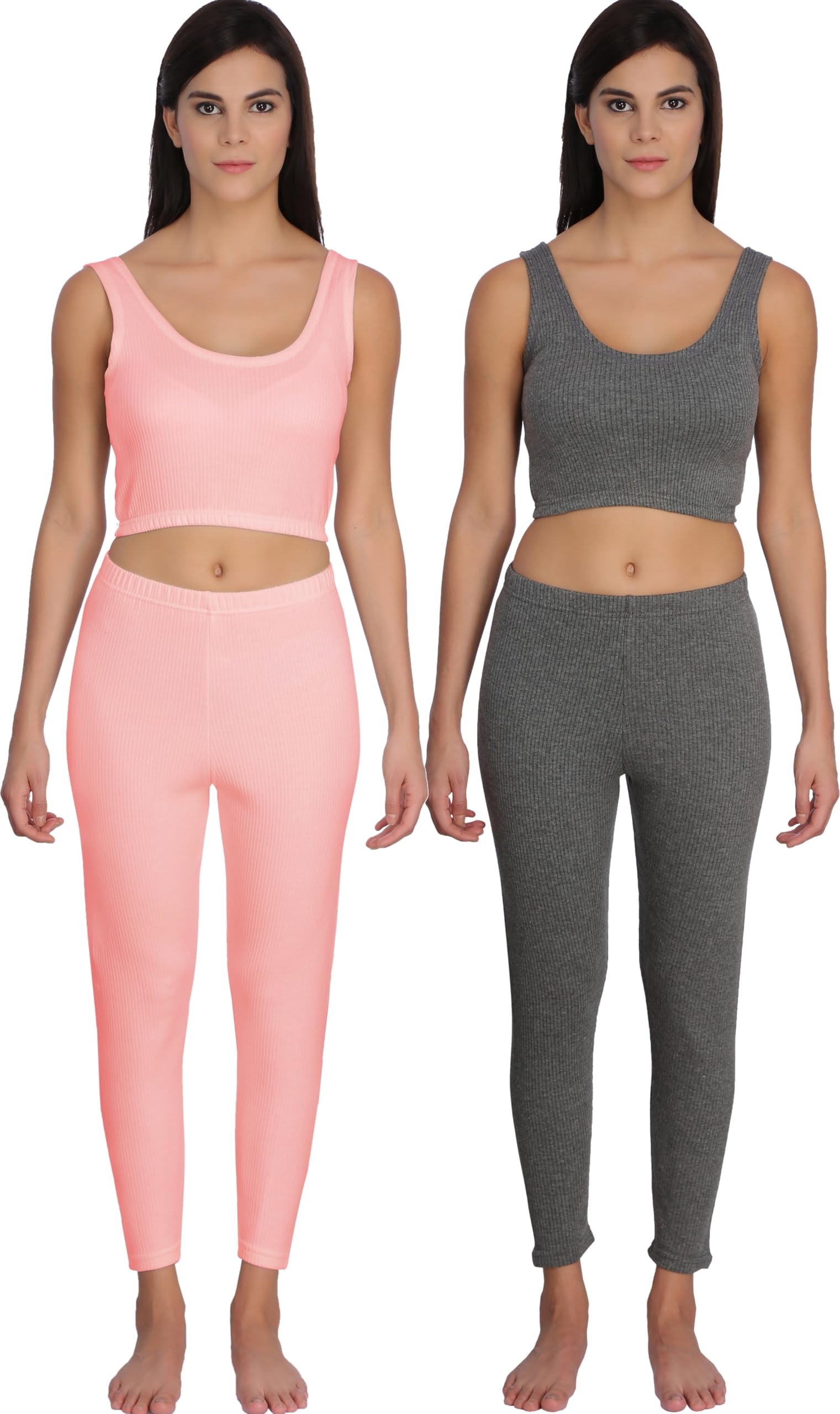 selfcare Womens Winter's Wear Polycotton Sleeveless Top - Pyjama Set Thermal-picture-30