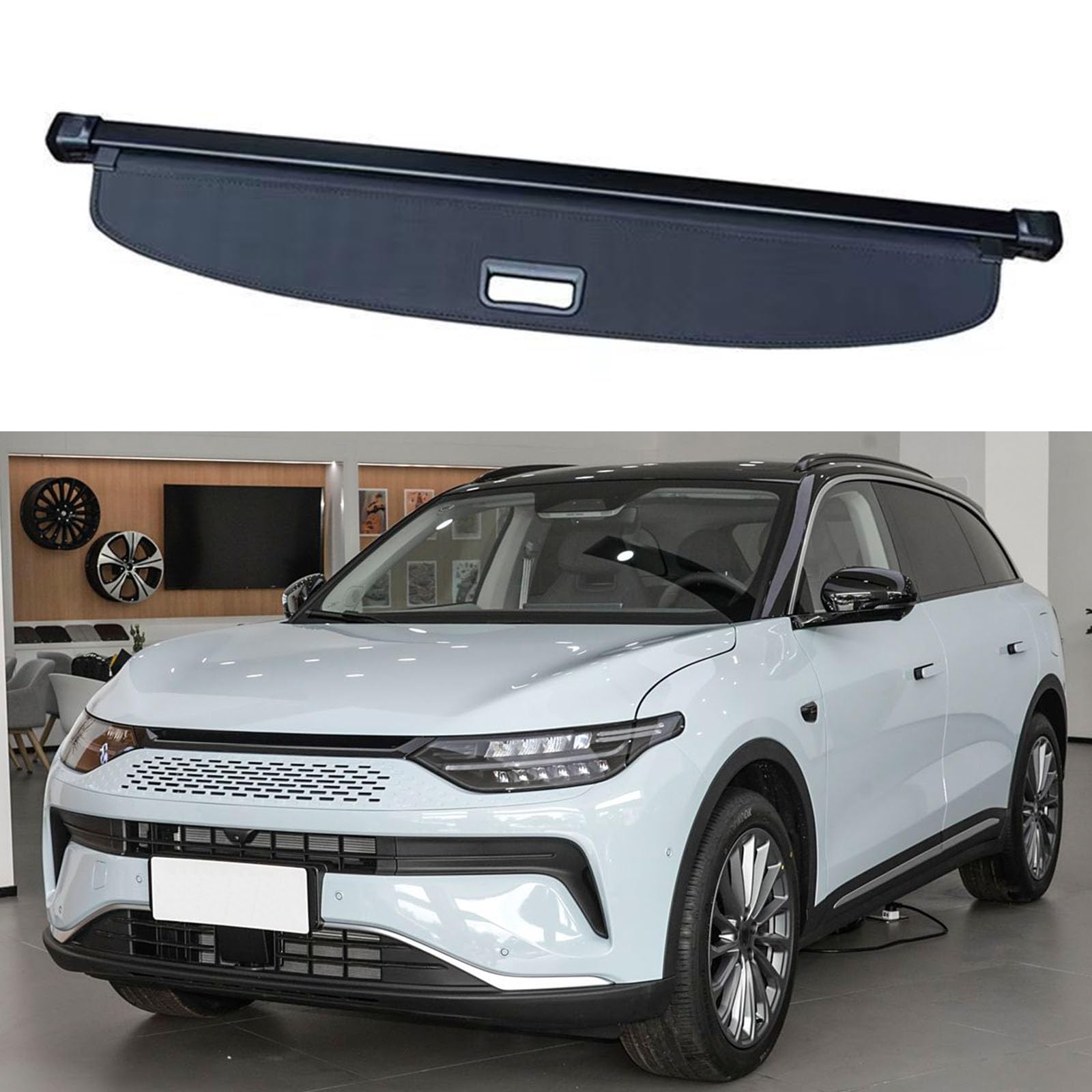YYFYYDS Retractable Rear Trunk Parcel Shelf,Compatible with LEAPMOTOR C11 2020-2025,Car storage
