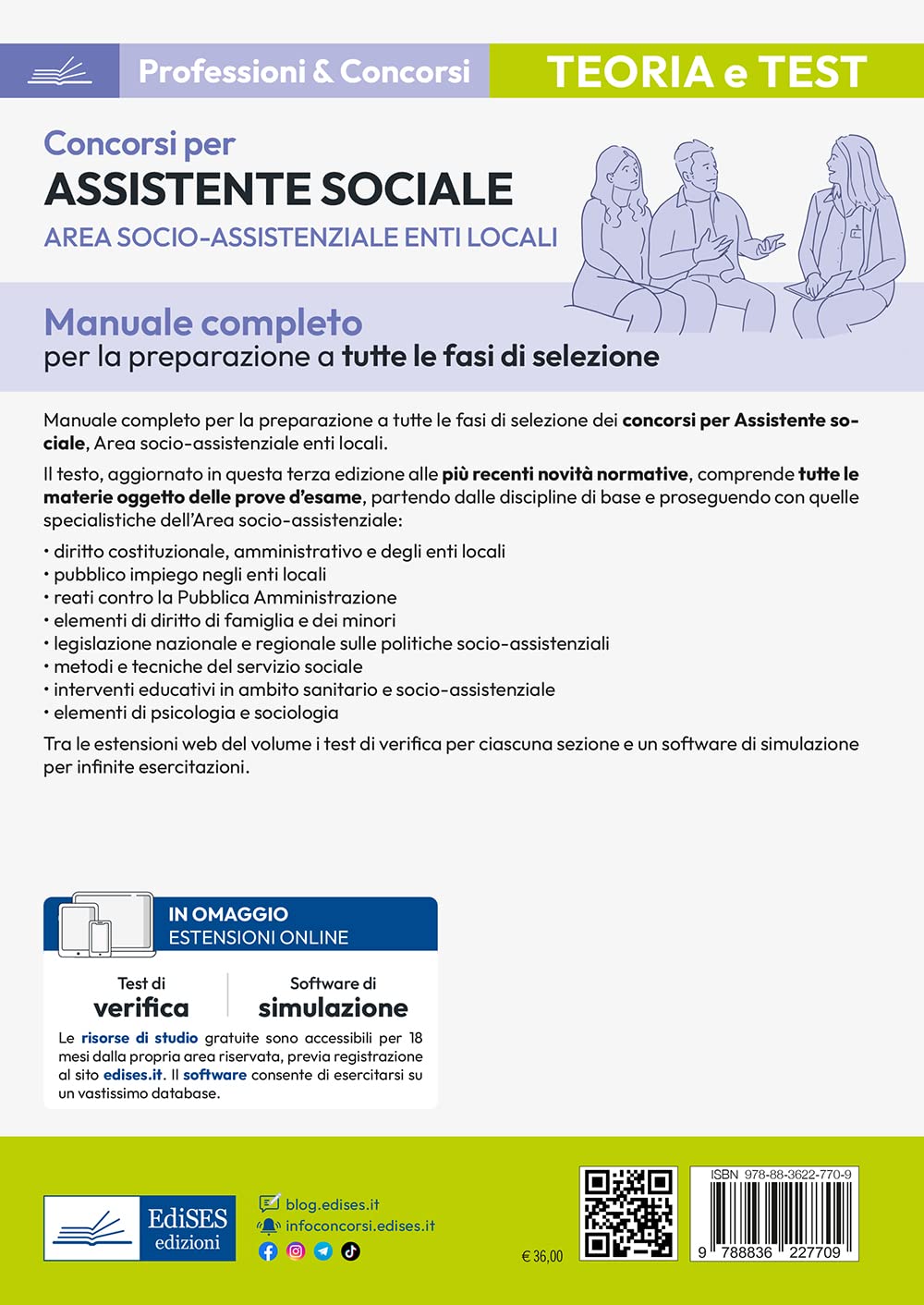 Concorsi per assistente sociale. Area socio-assistenziale enti locali. Manuale completo per la preparazione a tutte le fasi di selezione. Con software di simulazione