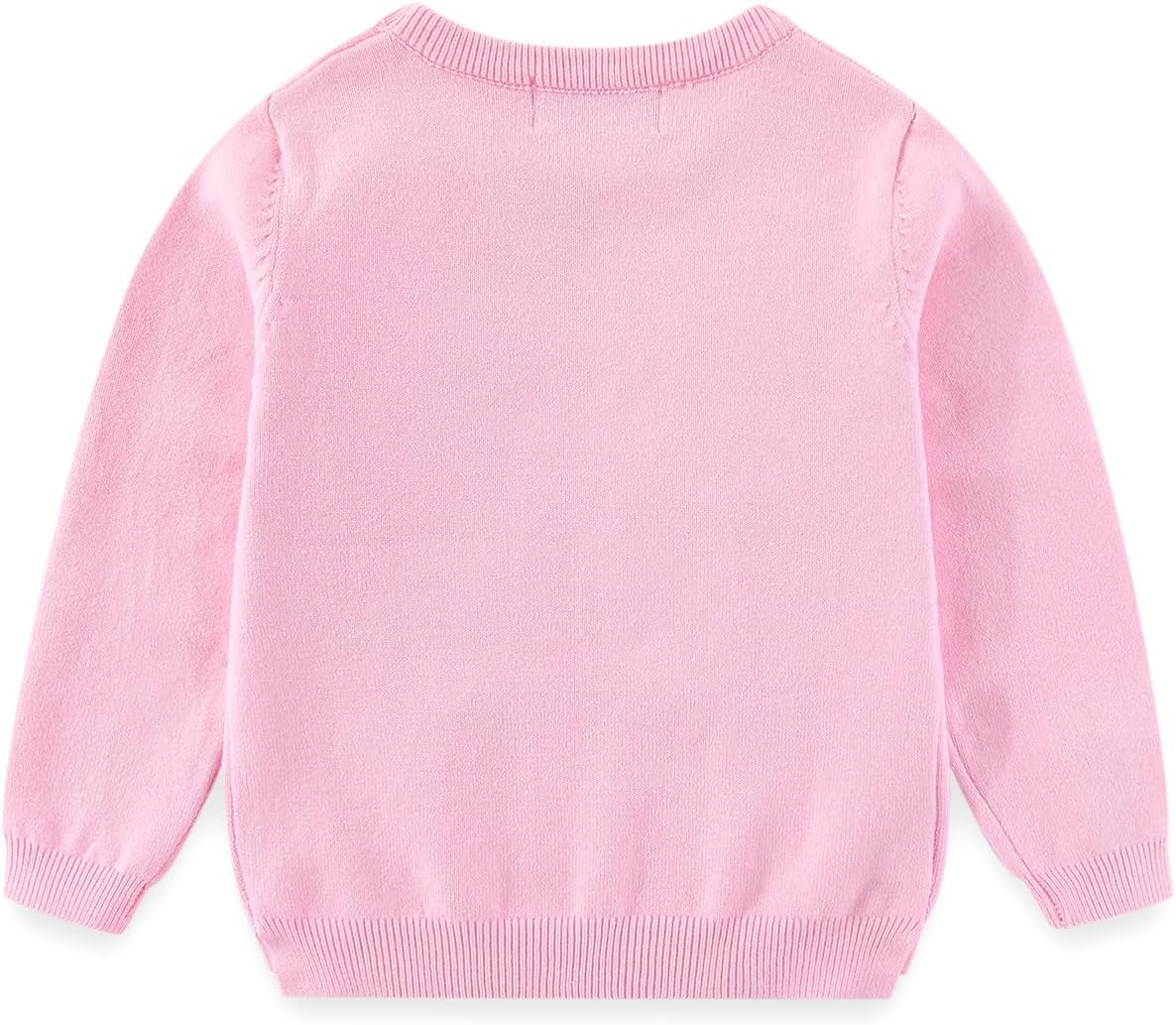 Peacolate Spring Autumn 2-10 Years Little&Big Girl Sweater and Embroidered Jeans 2pcs Clothing Set - Image 3