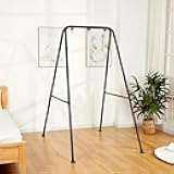 Hammock Chair Stand Only, Heavy Duty Foldable Hammock Stand, 300 lbs Capacity, Portable Hammock Frame for Indoor or Outdoor, Easy to Assemble & Store (Hammock Chair not Included)