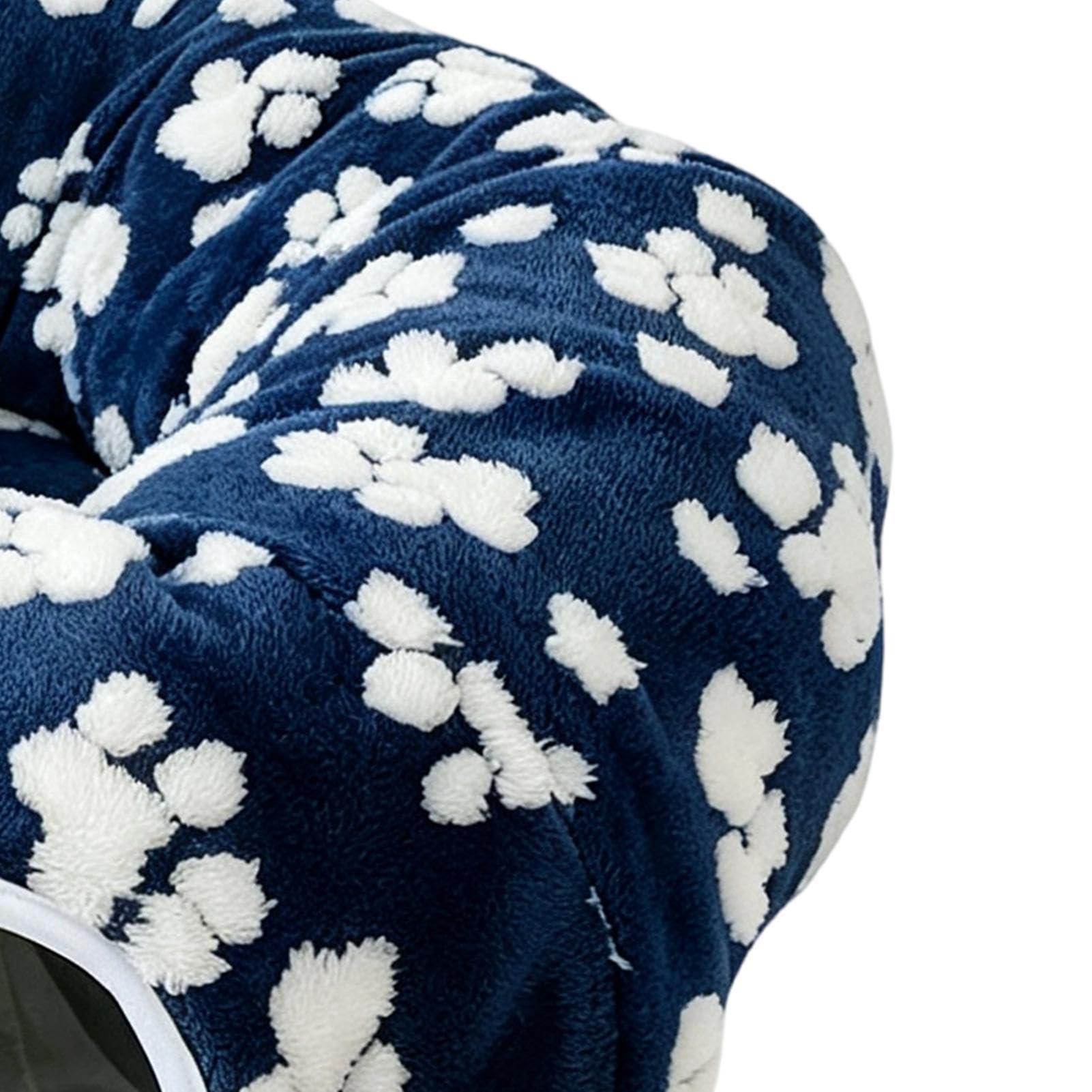 de Donut para Gatos Suave Grande Plegable Caliente Mascota Accesorios Con | Donut Cat Cama Túnel para Cachorros Conejo Mascotas Interior Piso Hogar Salón Dormitorio B