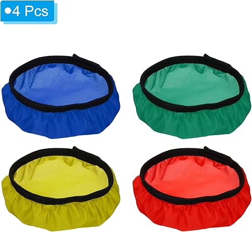 Miniatura 3 de PATIKIL Cubierta de lámpara difusora suave de 7 pulgadas y 7.1 in, paquete de 4 difusores de tela, reflector estroboscópico, calcetín para luz de