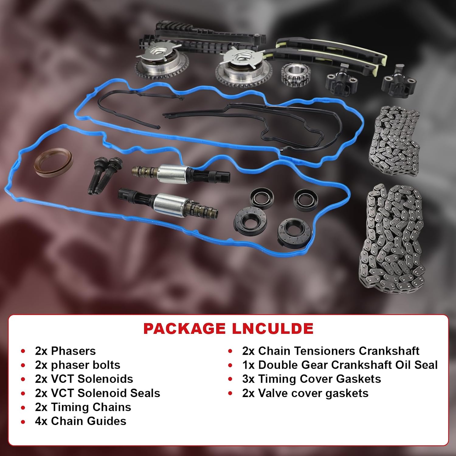 23PCS Phaser Kit Compatible With 5.4L 3V Engine