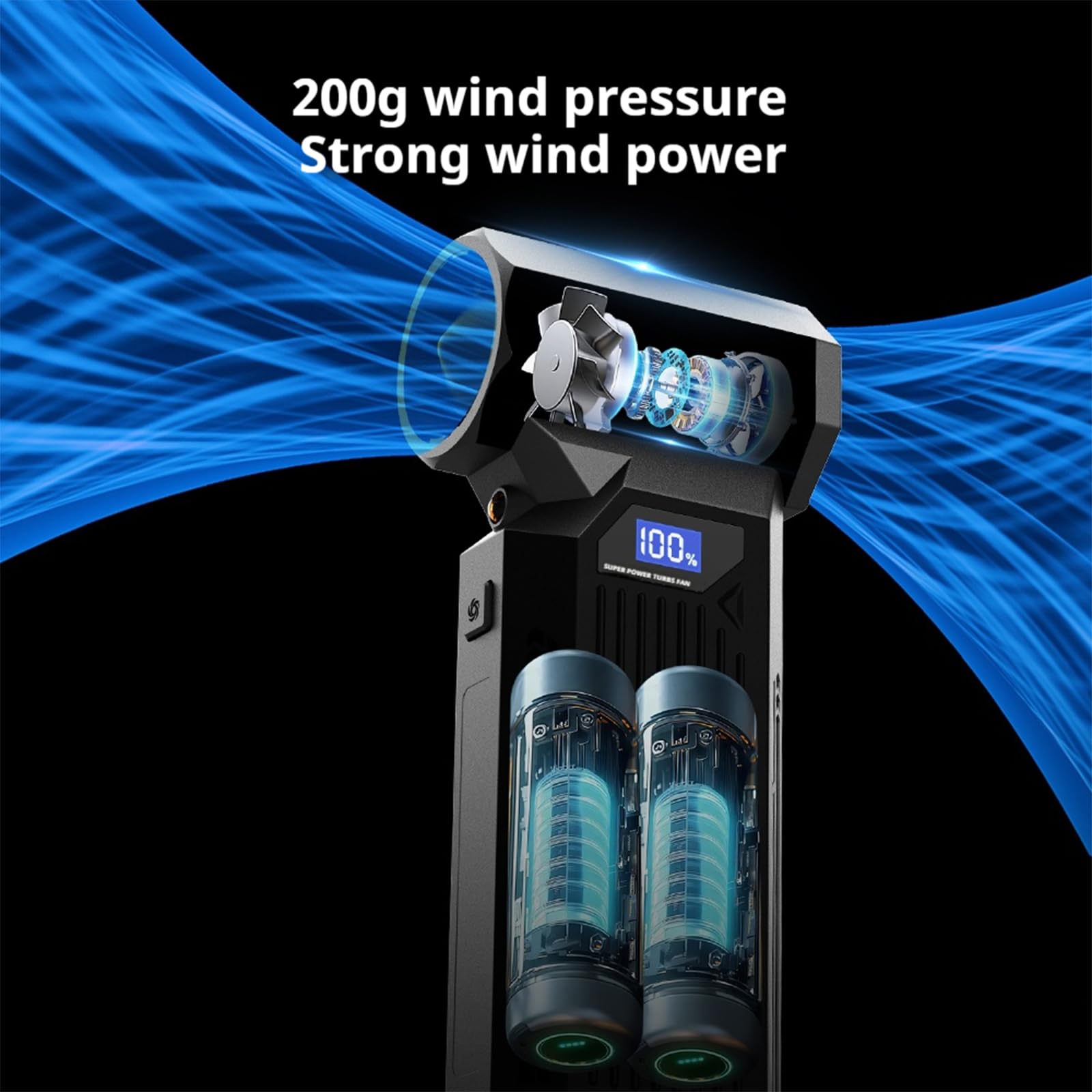 Z2 - Plumero de aire comprimido de 110000 rpm, mini soplador ajustable de 3 engranajes con carga rápida, soplador de polvo para computadora, teclado, casa, exterior y coche18