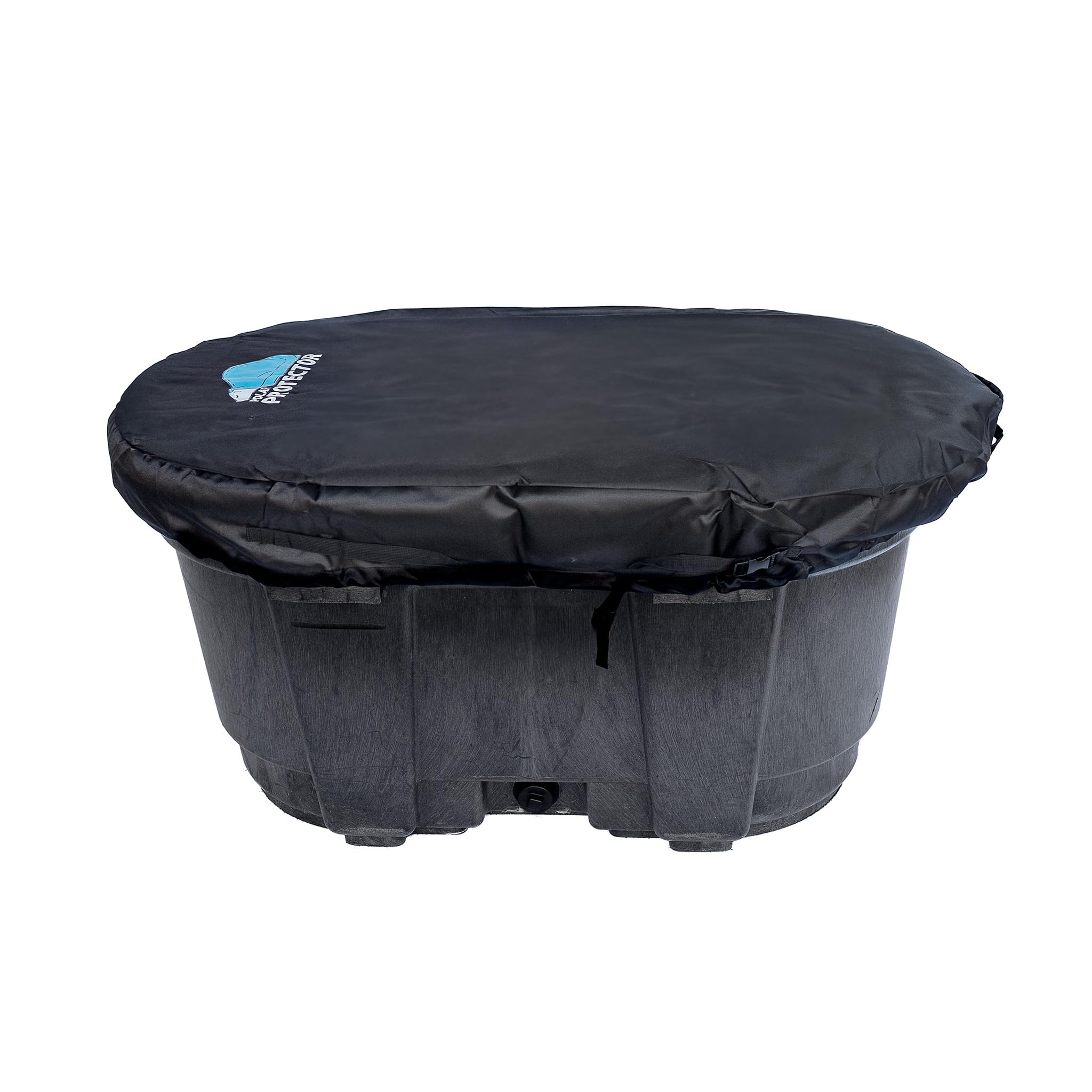 Polar Protector - 150 Gallon Oval Stock Tank Cover Ice Water Therapy Ice Bath Cover Cold Water Cover 150 Gallon Oval Stock Tank Waterproof Rip Proof Tough Keeps Tanks Clean