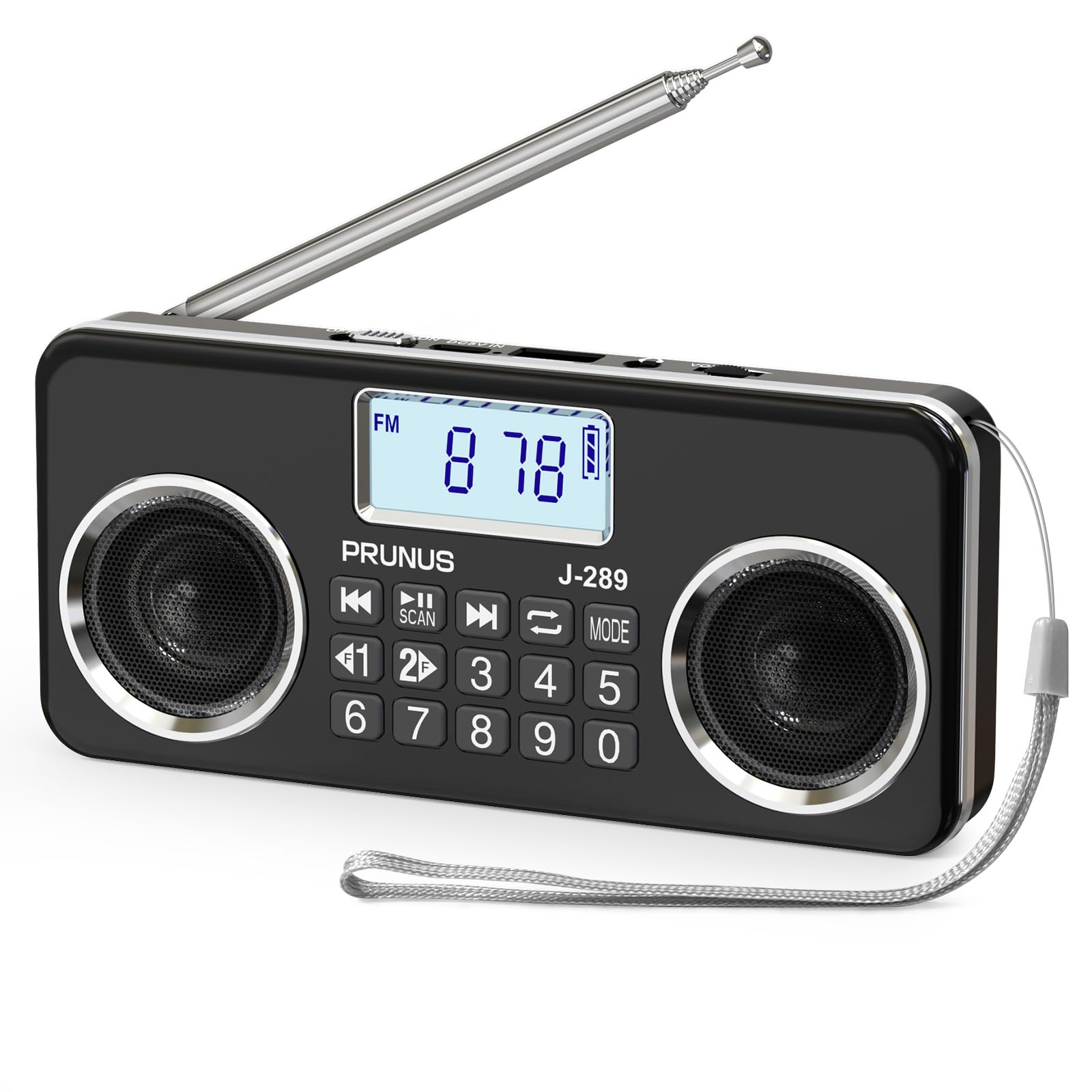 Small Digital FM Radio Bluetooth Speaker, TF Card/USB Playback, Good Sound