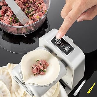 2023 New Automatic Easy Dumpling Maker Machine, Upgrade Auto Chinese Dumpling Wonton Empanada Ravioli Press Maker, Household Electric Fast Dumpling Maker Mould Machine For Kitchen Pastry Making.