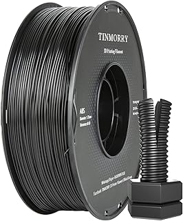 ABS Filament 1.75mm, TINMORRY 3D Drucker Filament 1kg spool, Schwarz