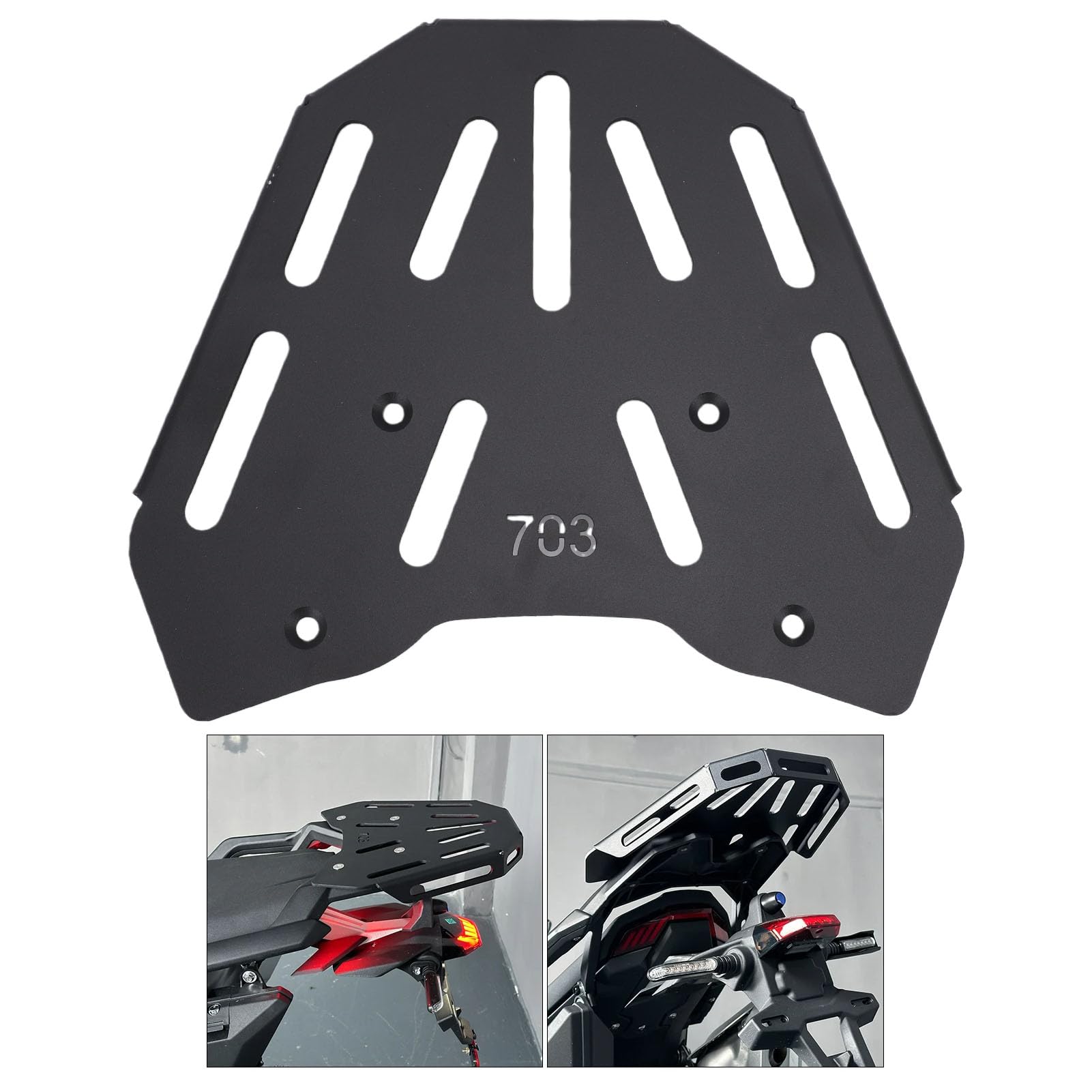 Yctze Bagażnik Motocyklowy, Wytrzymałe Aluminium, Zontes 703F